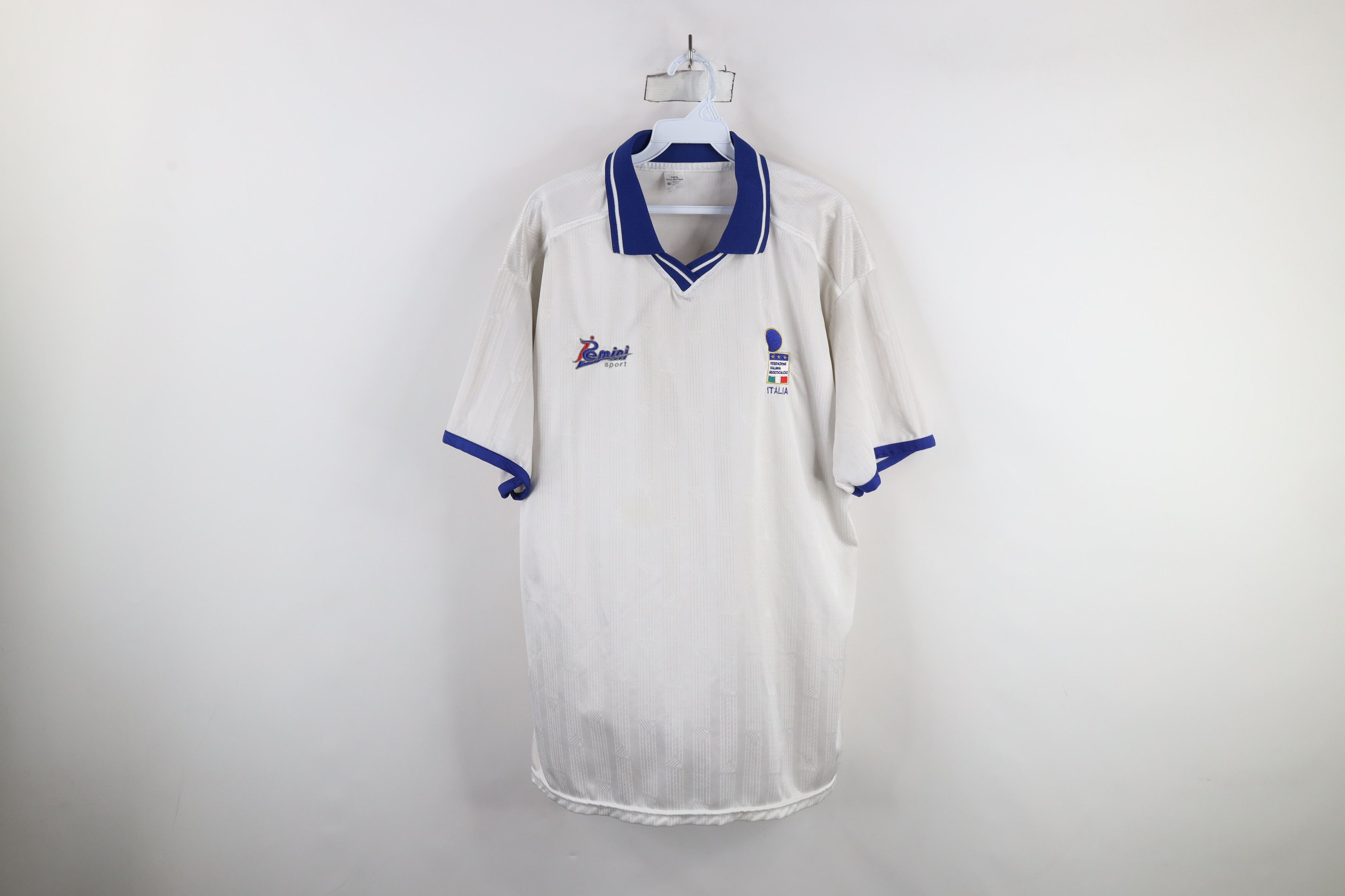 Vintage Vintage 90s World Cup Italia Italy Collared Soccer Football Size US XL / EU 56 / 4 - 1 Thumbnail