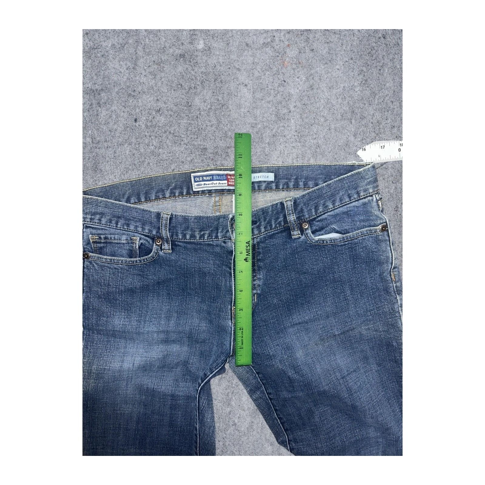 Old Navy Old Navy Bootcut Jeans Ultra Low Waist Stretch Denim Womens Size US 26 / EU 42 - 3 Thumbnail