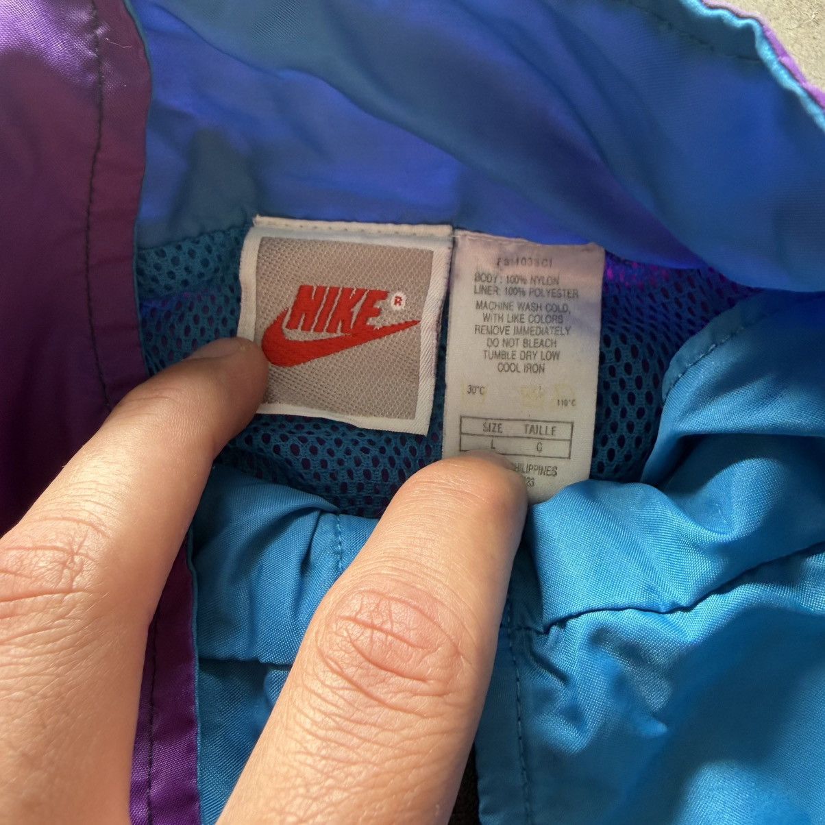Nike Vintage 1990’s Nike Windbreaker Size US M / EU 48-50 / 2 - 3 Thumbnail