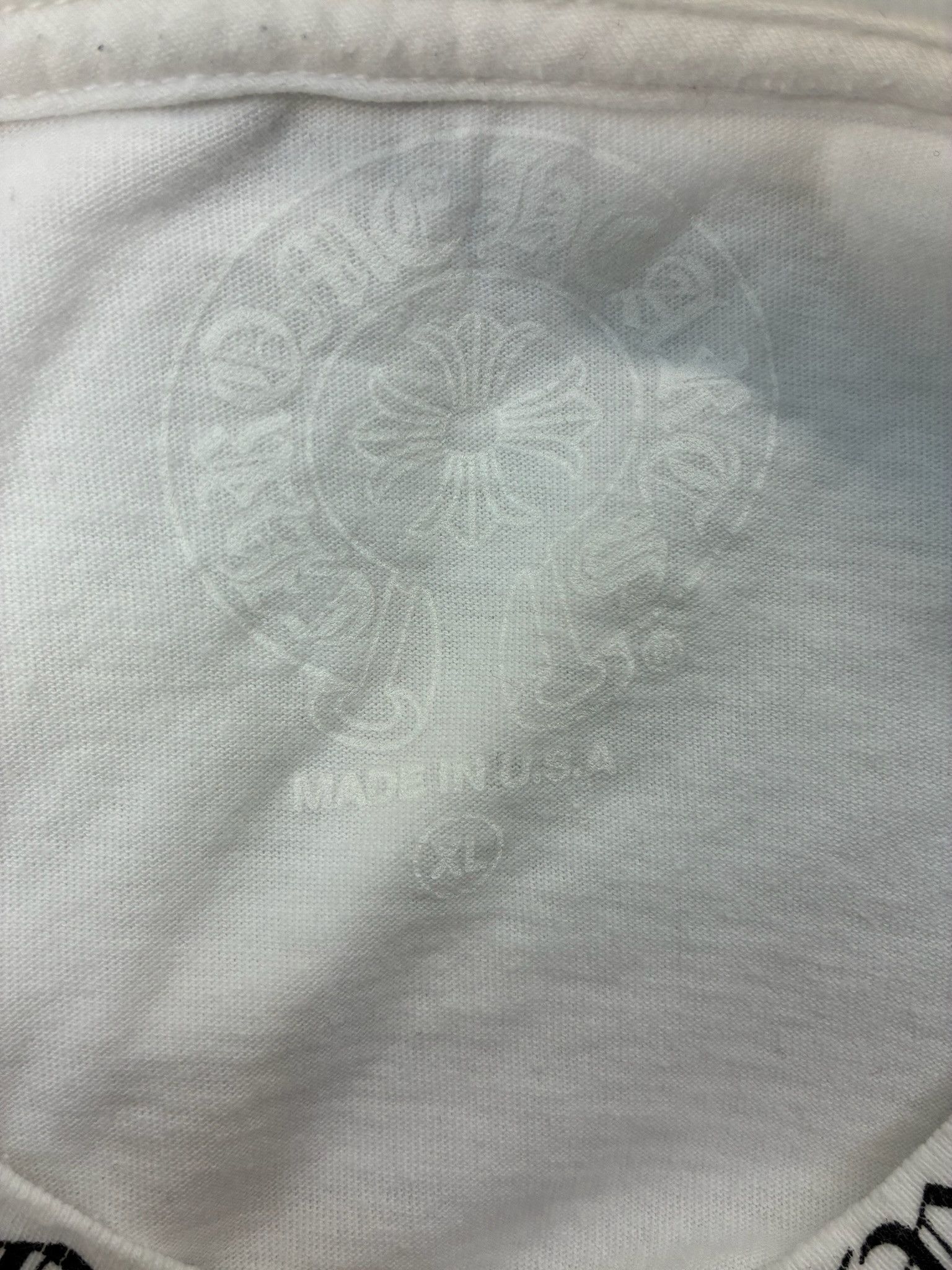 Chrome Hearts Chrome Hearts Neck Letters Logo T-Shirt Size US XL / EU 56 / 4 - 7 Thumbnail