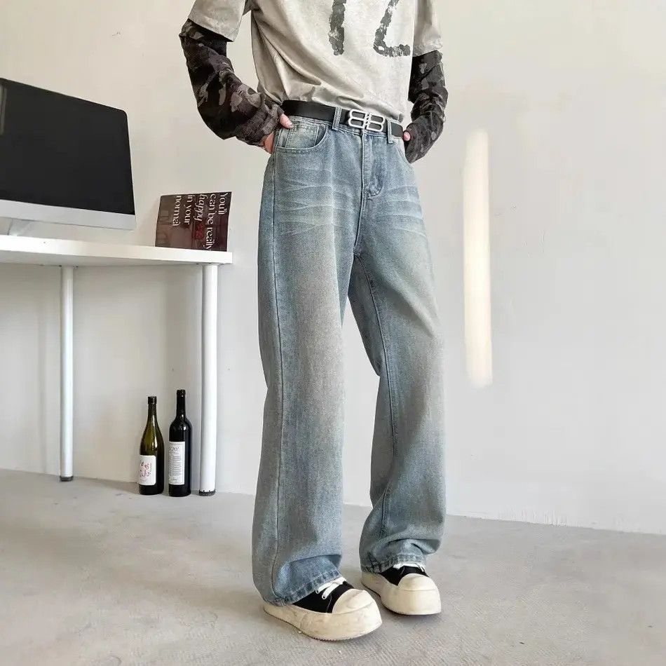 Japanese Brand Retro loose high street micro flared jeans Size US 32 / EU 48 - 2 Thumbnail