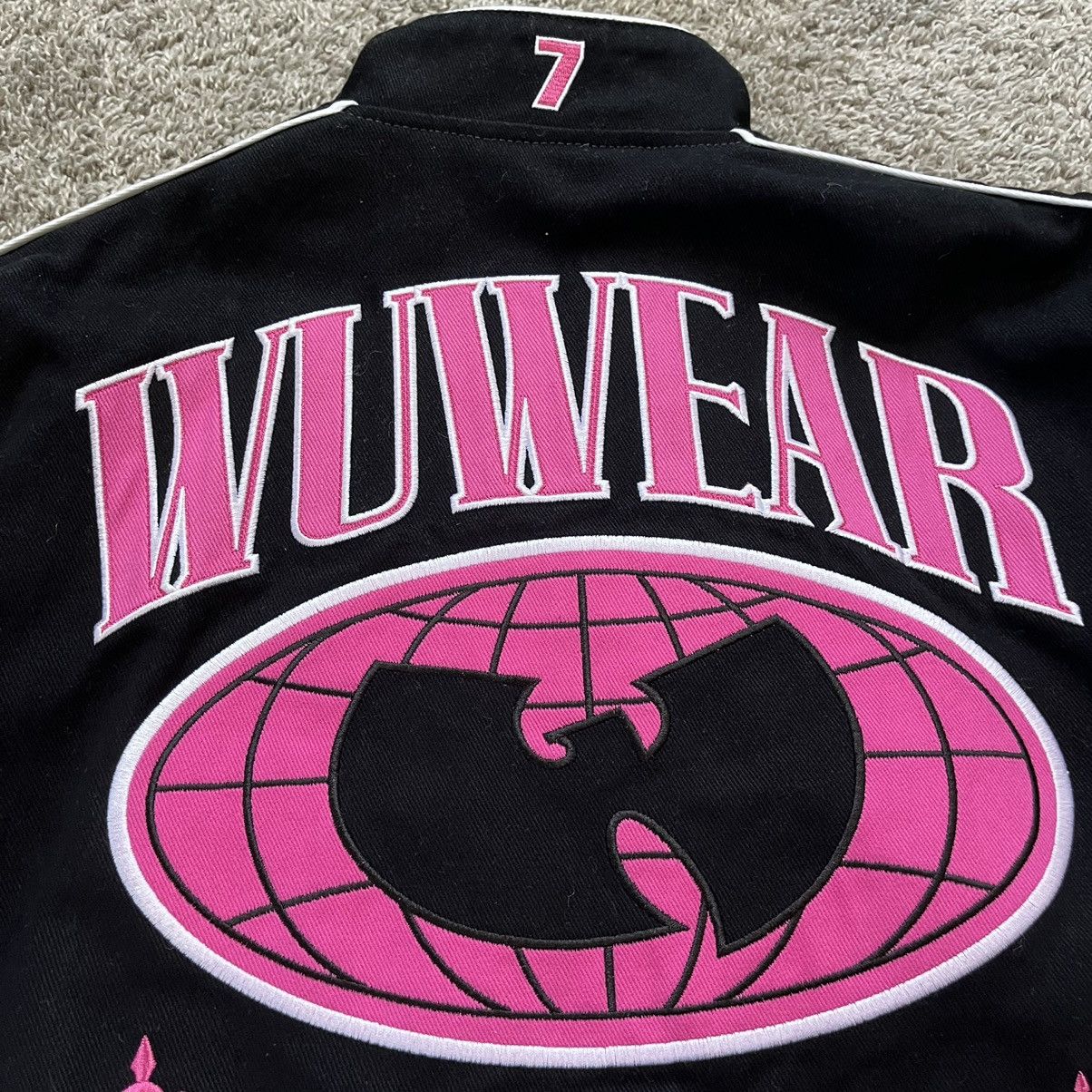 Wu-Tang Jacket Size Medium Wu-Wear Pink Multi Logos Rza Gza