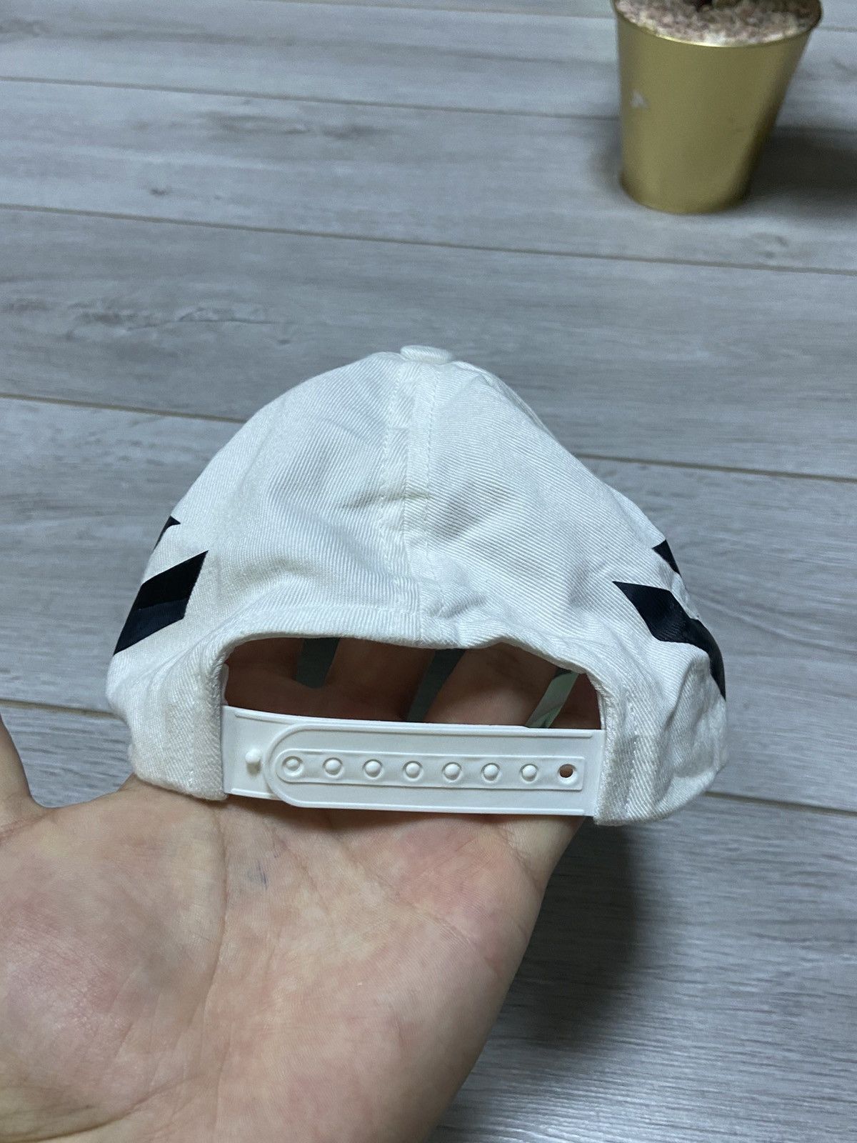 Off-White Off White Cap Diag Print Baseball Cap Virgil Abloh Size ONE SIZE - 5 Thumbnail