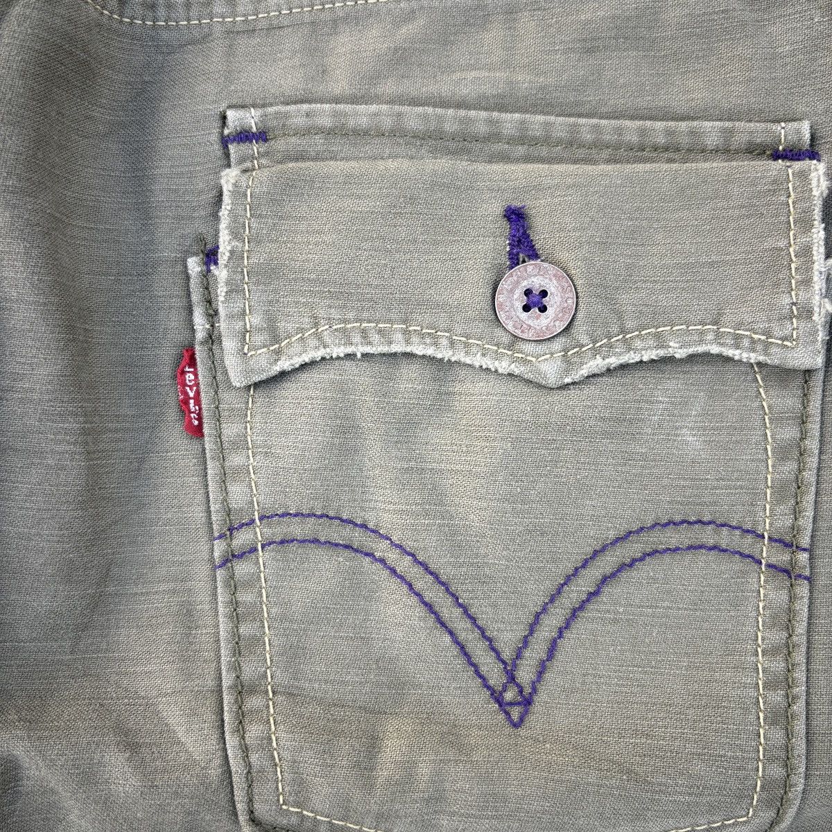 Levi's Levi’s Vintage Cargo Work Pants – Late 70s (Archive Piece) Size US 30 / EU 46 - 9 Thumbnail