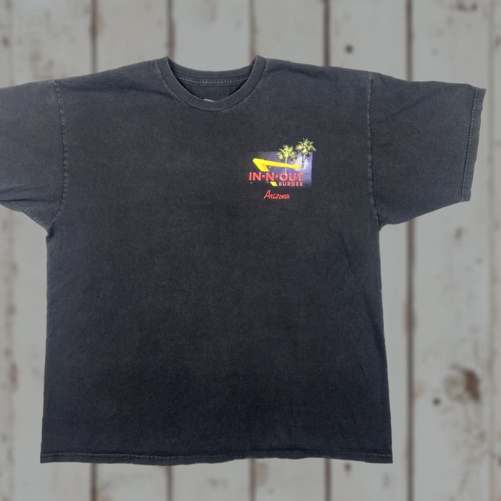 Vintage In-N-Out Burger T-Shirt Black XL Crew Neck Men Short Sleeve 2010 Graphic Print Tee Size US XL / EU 56 / 4 - 1 Thumbnail