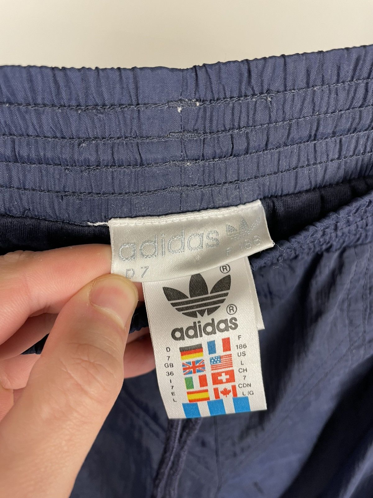 Adidas × Vintage Crazy vintage adidas track pants nylon 90’s Size US 34 / EU 50 - 7 Thumbnail