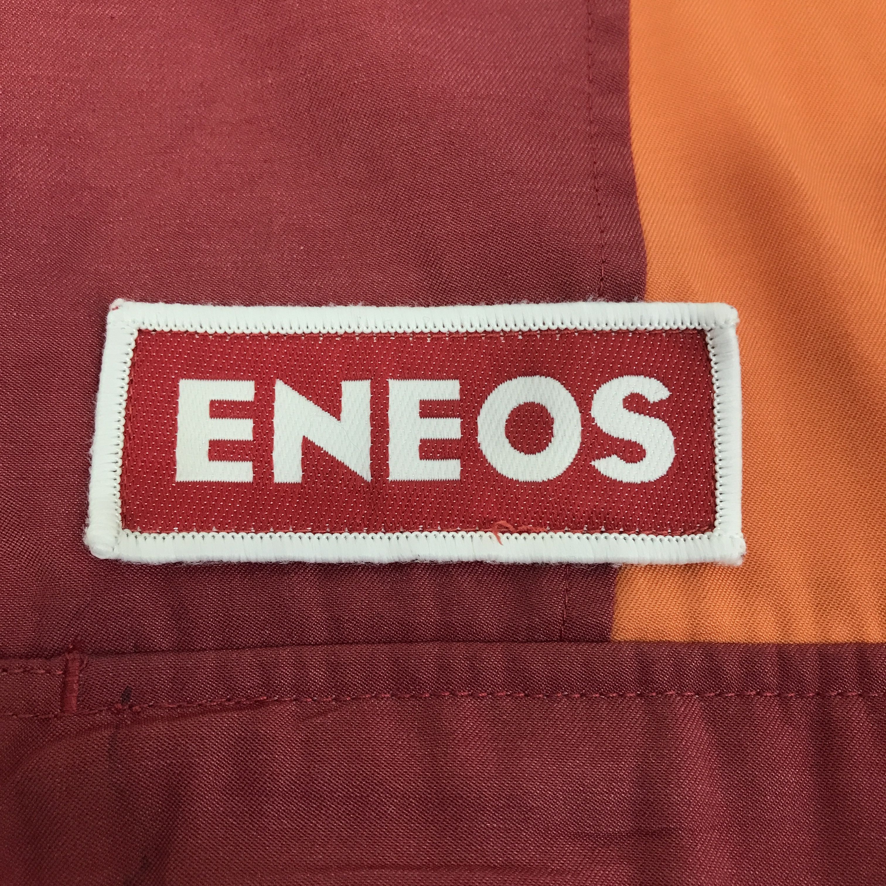 Japanese Brand Vintage Eneos oil Japan Coverall Jacket K122B1 Size US L / EU 52-54 / 3 - 12 Thumbnail