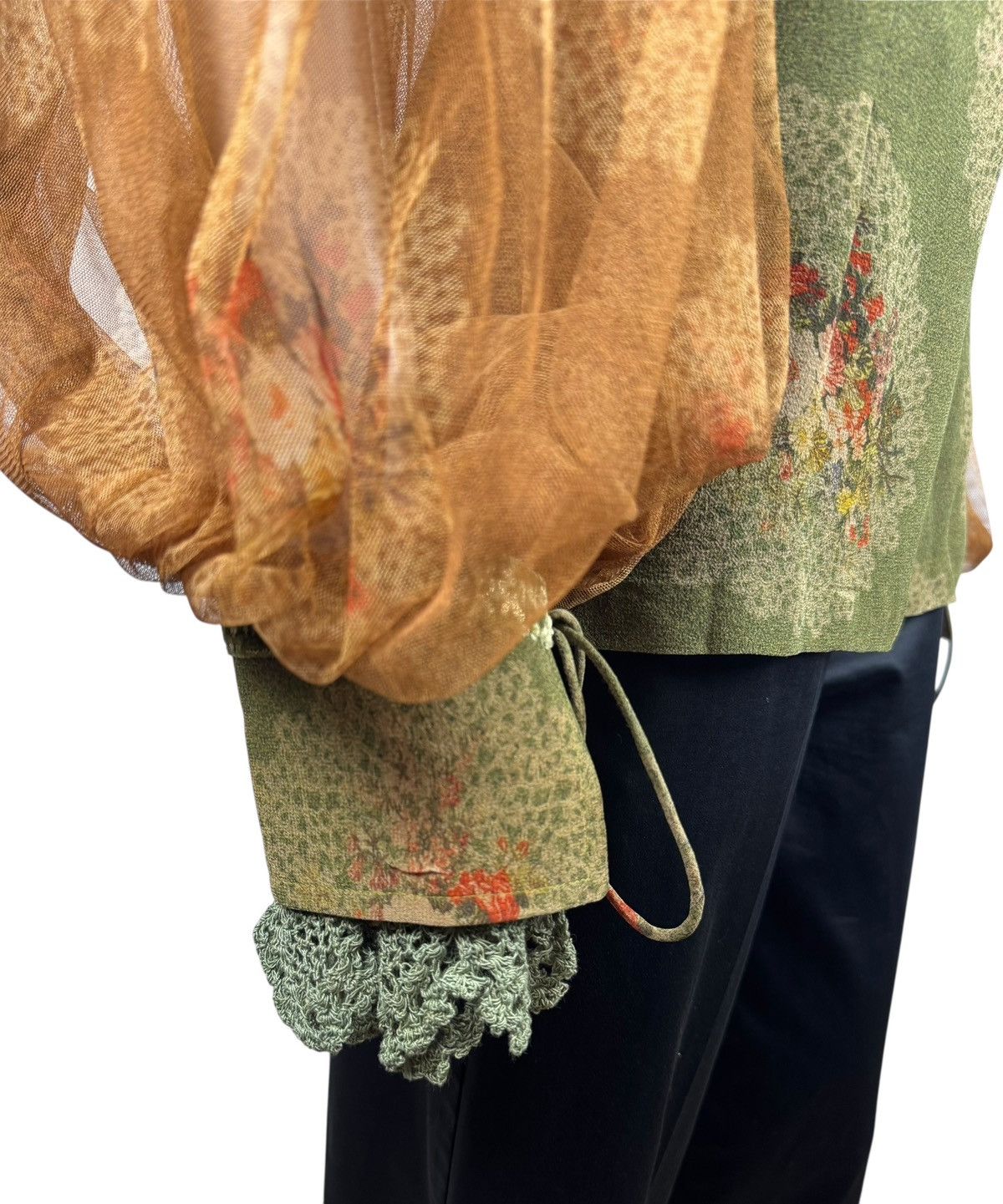 Other Shantanu Goenka Couture Printed Blouse Silk Viscose size M Size M / US 6-8 / IT 42-44 - 6 Thumbnail