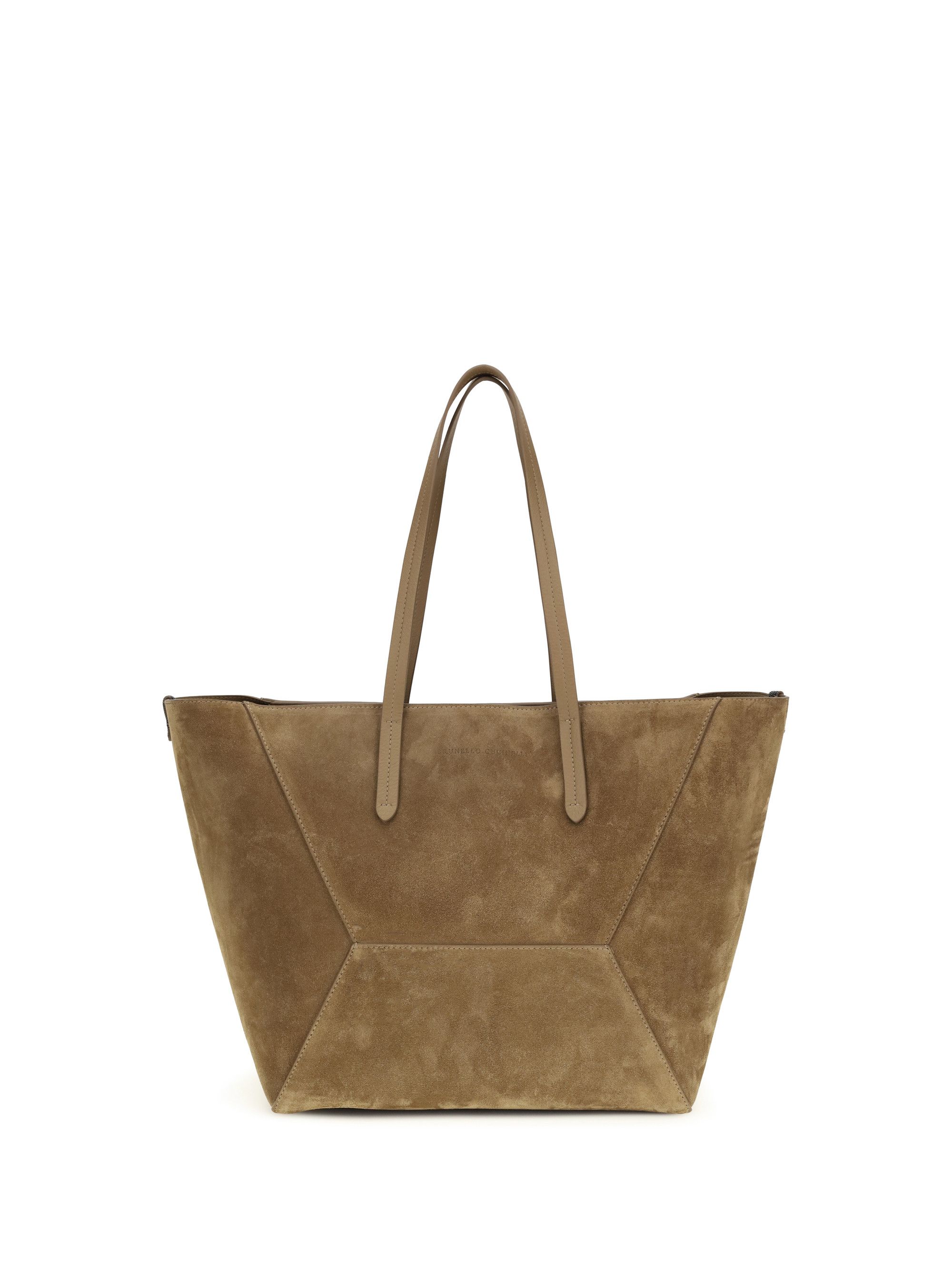 Brunello Cucinelli Suede BC Tote Bag Size ONE SIZE - 1 Thumbnail