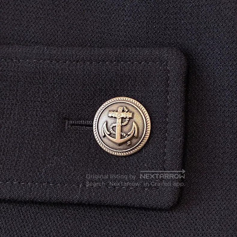 Saint Laurent Paris Saint Laurent Paris Navy anchor gold button coat Size XS / US 0-2 / IT 36-38 - 6 Thumbnail