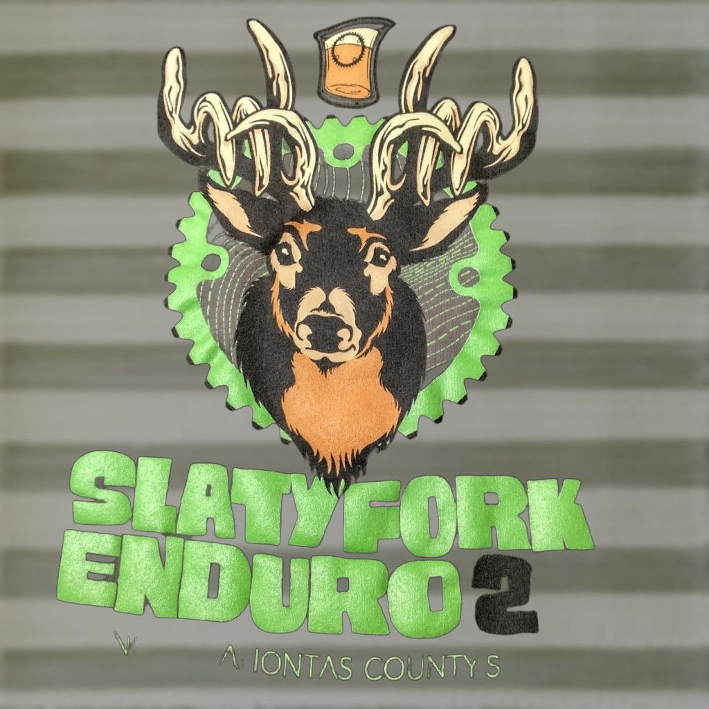 Vintage Slatyfork Enduro 23 MTB Race Shirt S Gray Bella + Canvas Men T-Shirt Crew Neck Short Sleeve Mountain Bike WV Racing Graphic Deer Enduro 23 Size US S / EU 44-46 / 1 - 1 Thumbnail