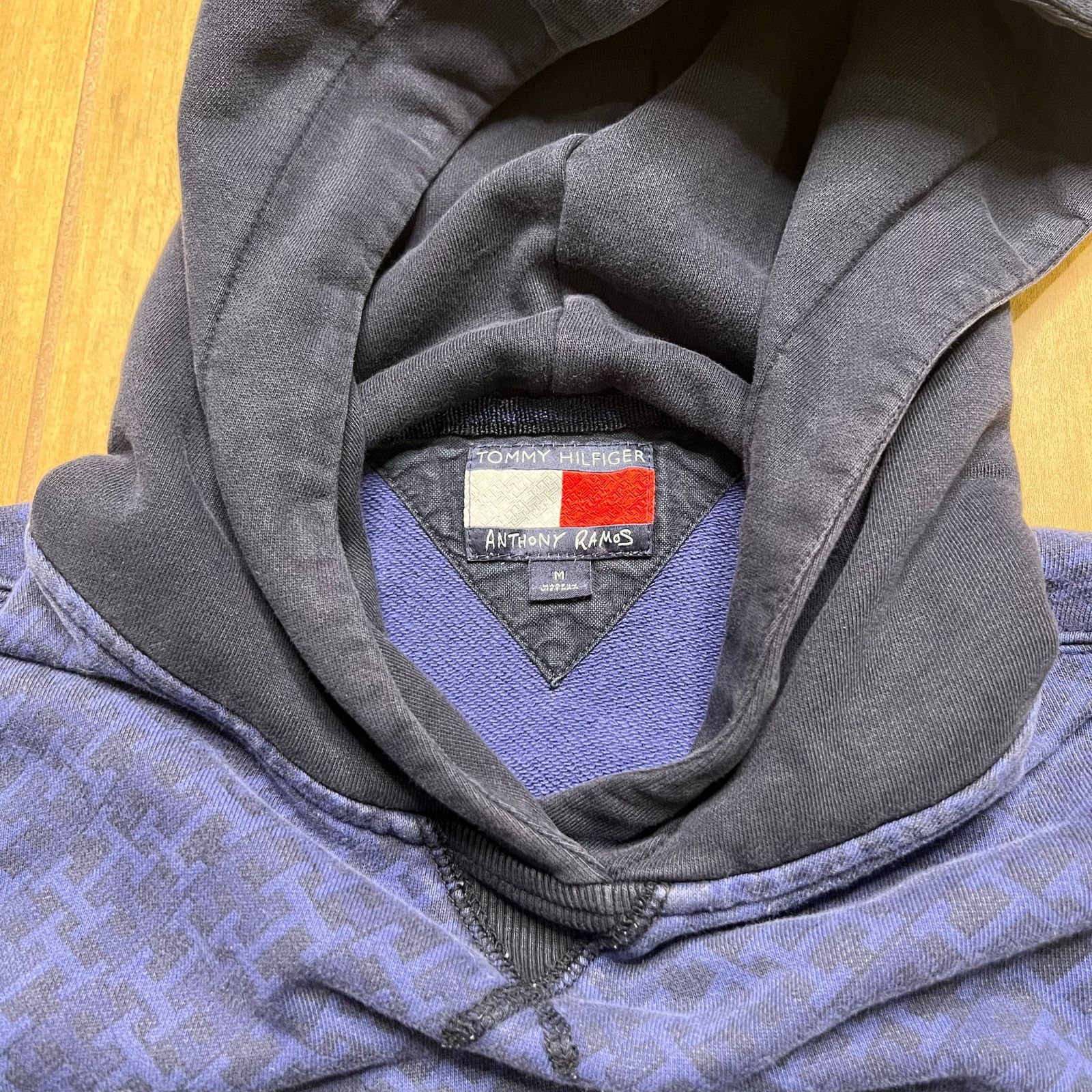 Tommy Hilfiger TOMMY HILFIGER TOMMY X ANTHONY RAMOS MONOGRAM HOODIE Sz M Size US M / EU 48-50 / 2 - 9 Thumbnail