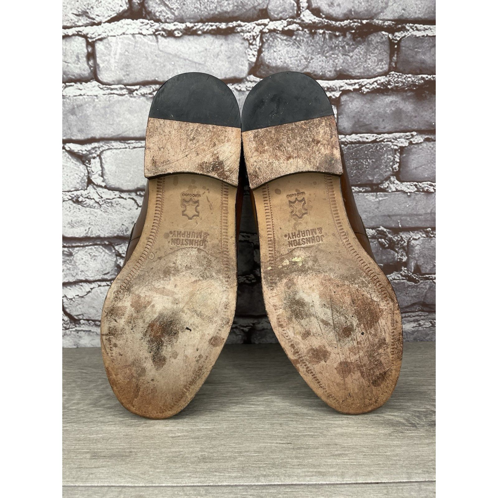 Johnston & Murphy Johnston & Murphy Brown Leather Tassel Loafers Dress Shoes M Size US 11.5 / EU 44-45 - 12 Thumbnail