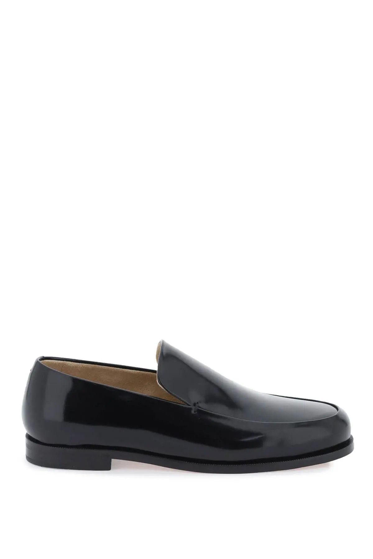 image of Khaite O1S22I1N1223 Alessio Mocassins In Black Shoes, Women's (Size 10)