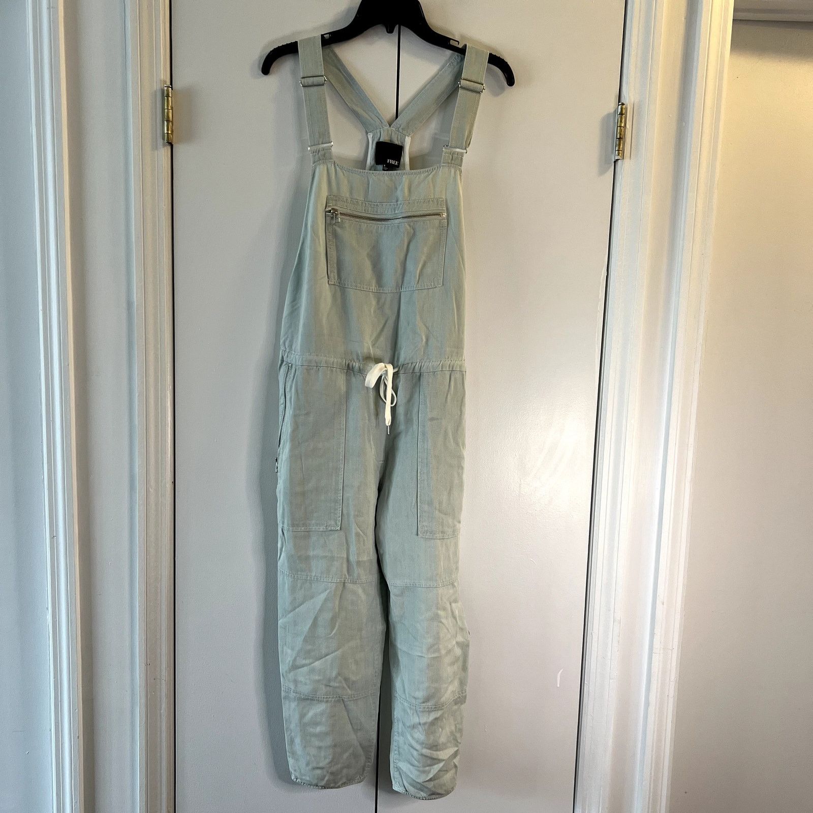 Aritzia Aritzia Wilfred Valletta Moto Overall Pants Jumpsuit Size 26" / US 2 / IT 38 - 4 Thumbnail
