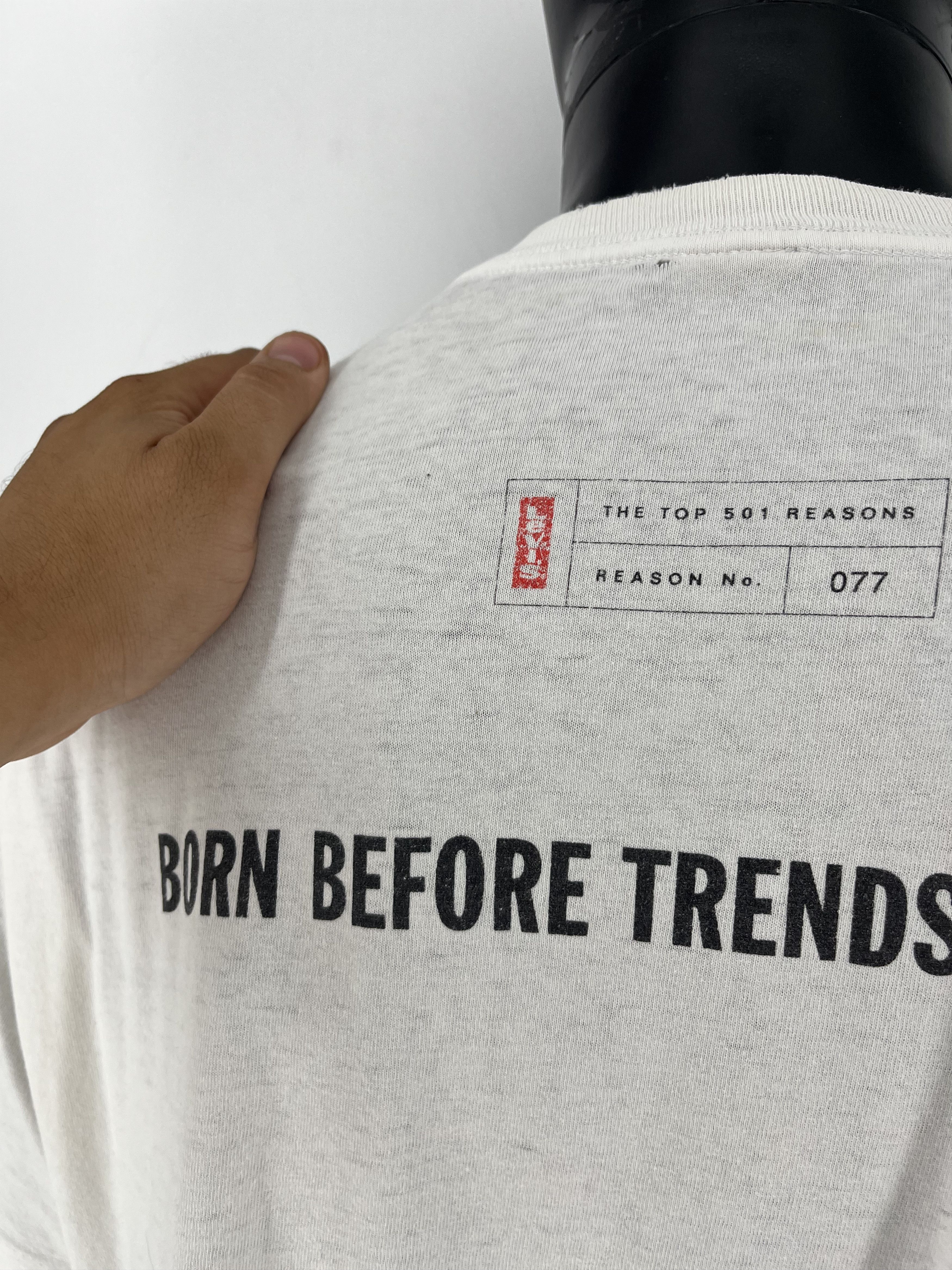 Levi's Vintage Clothing Vintage 1990s Levi’s 501 T shirt mens tee Rare Men’s Size US M / EU 48-50 / 2 - 13 Thumbnail