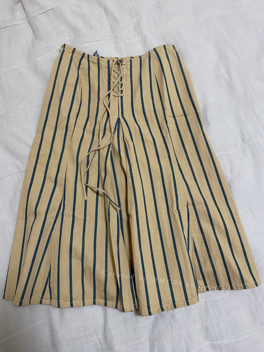 45rpm 45rpm Indigo Stripe Midi Skirt Size 27" / US 4 / IT 40 - 1 Thumbnail