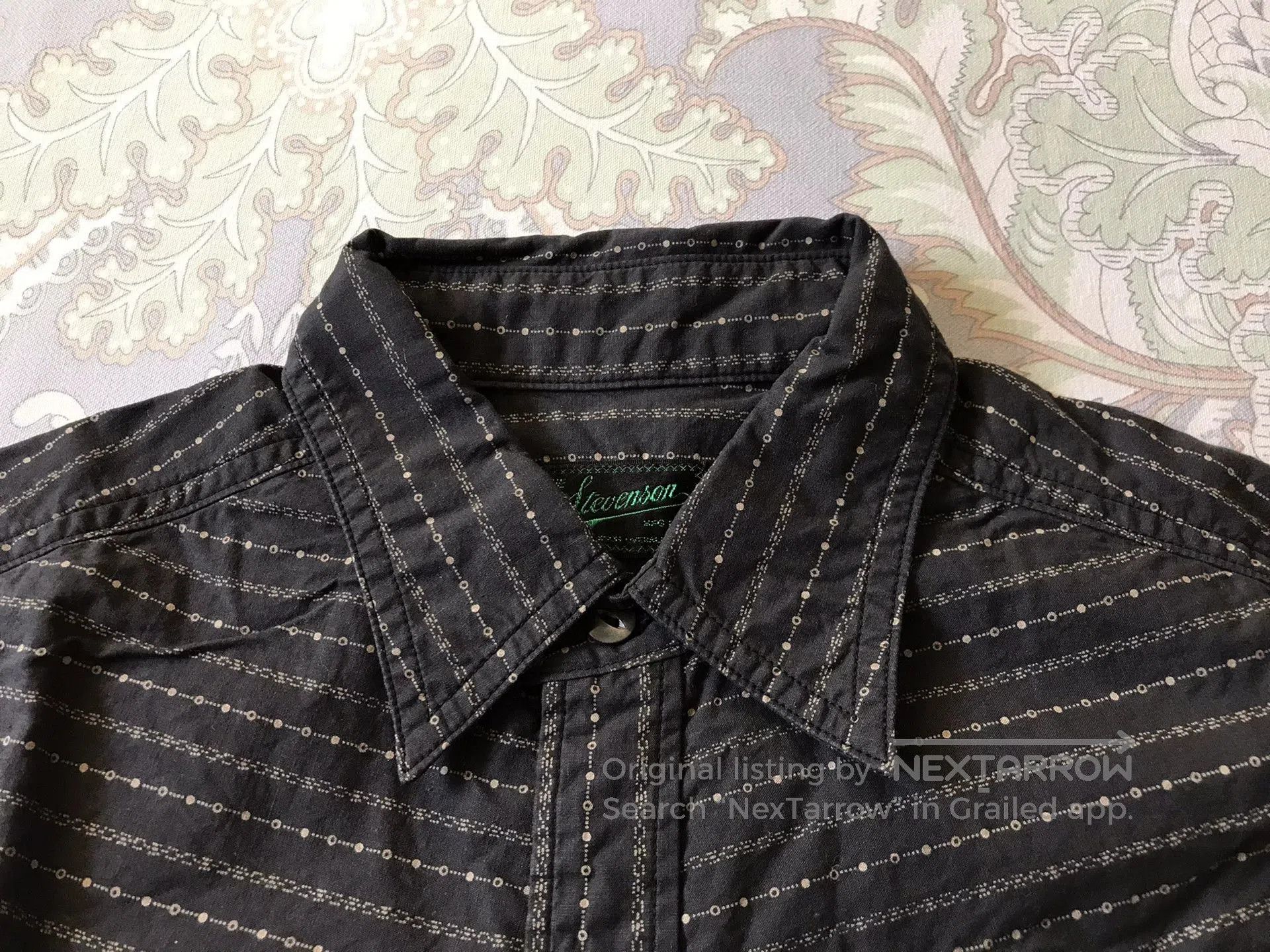 Stevenson Overall Co. Stevenson Overall Jacquard Western Work Shirt. Size US M / EU 48-50 / 2 - 4 Thumbnail