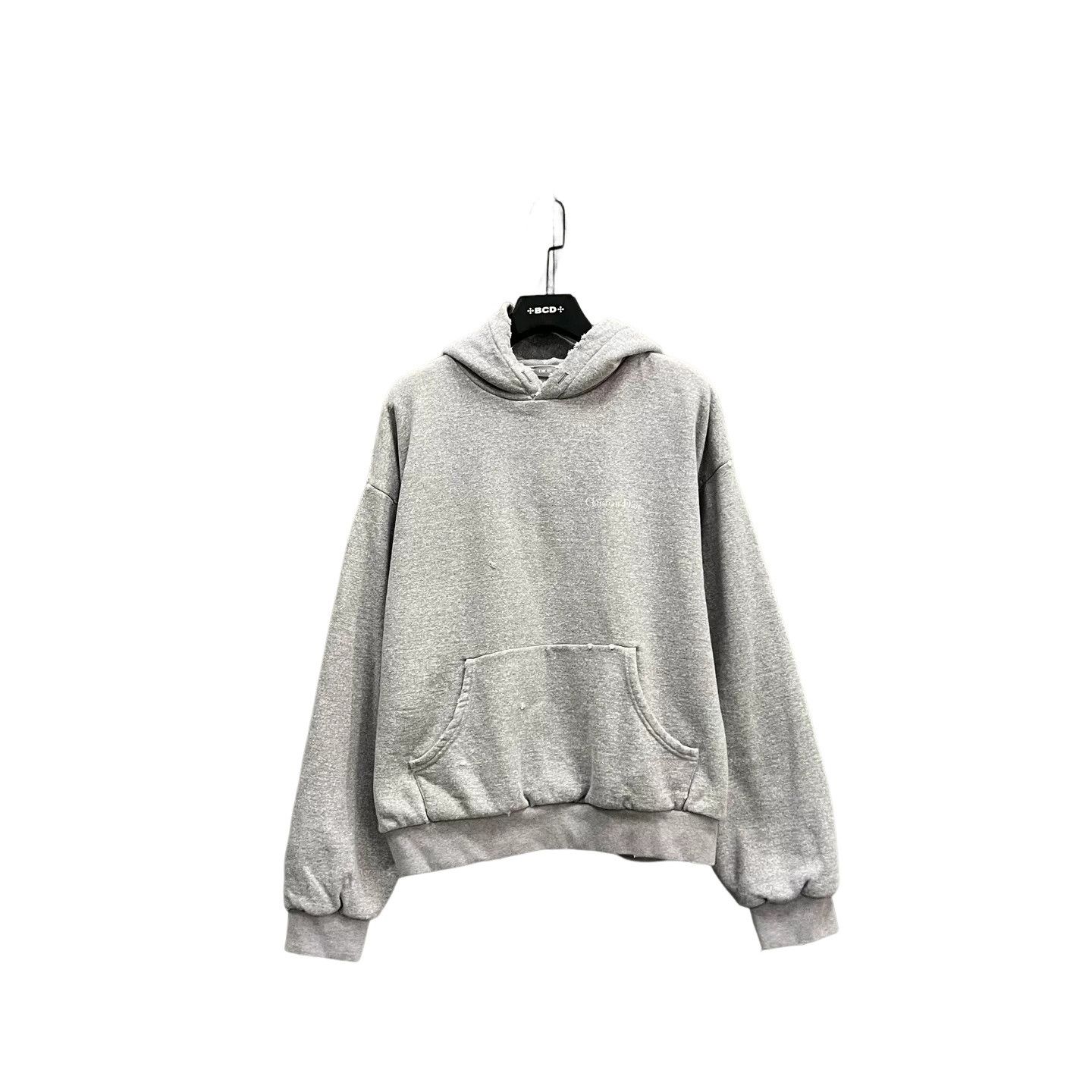 Dior Dior Couture Logo Burnout Hoodie Size M Size US M / EU 48-50 / 2 - 1 Thumbnail