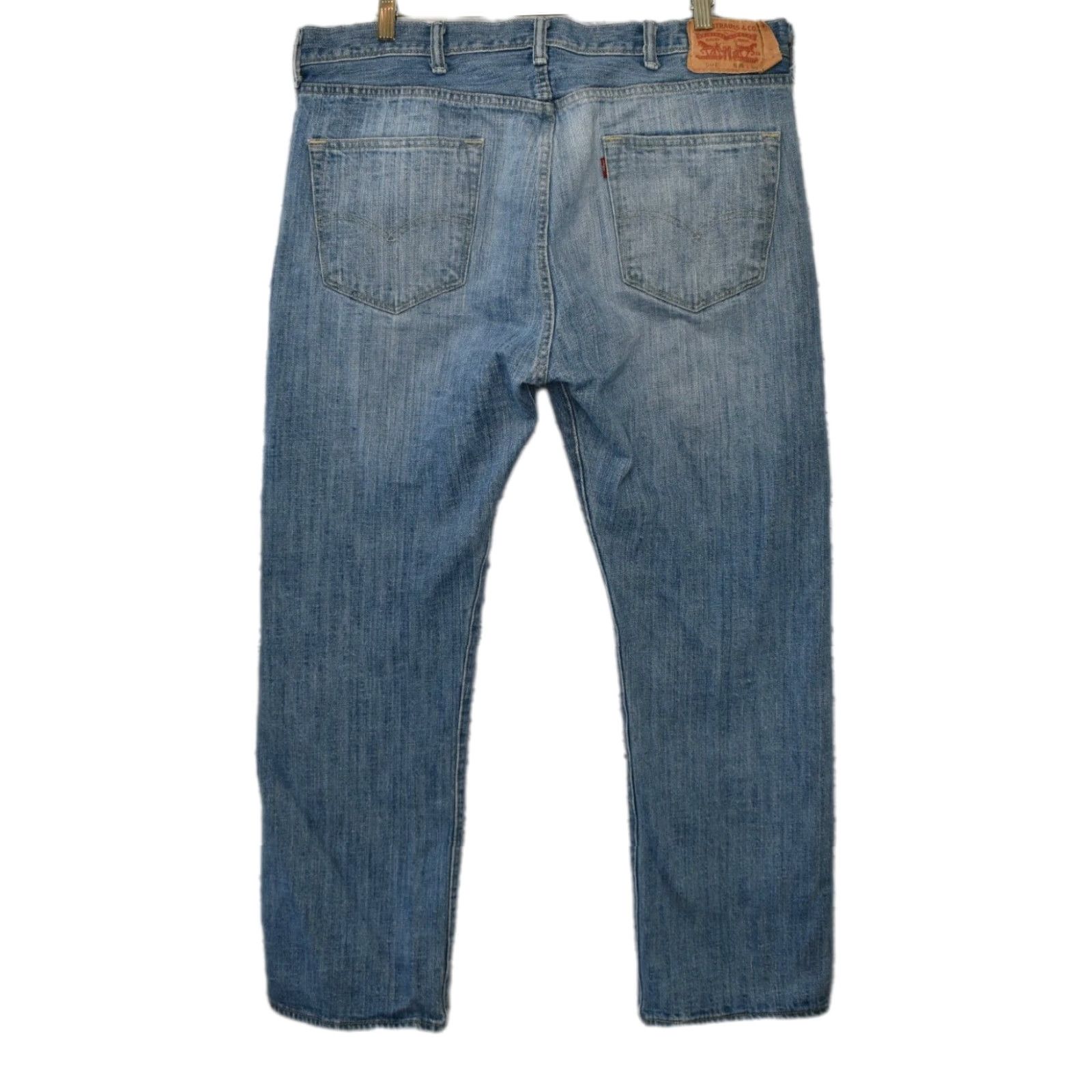 Levi's Levi's 501 Button Fly Jeans Mens Size 38x30 Cotton Blue Denim Straight Classic Vintage 501 Model Mens Size US 38 / EU 54 - 2 Thumbnail