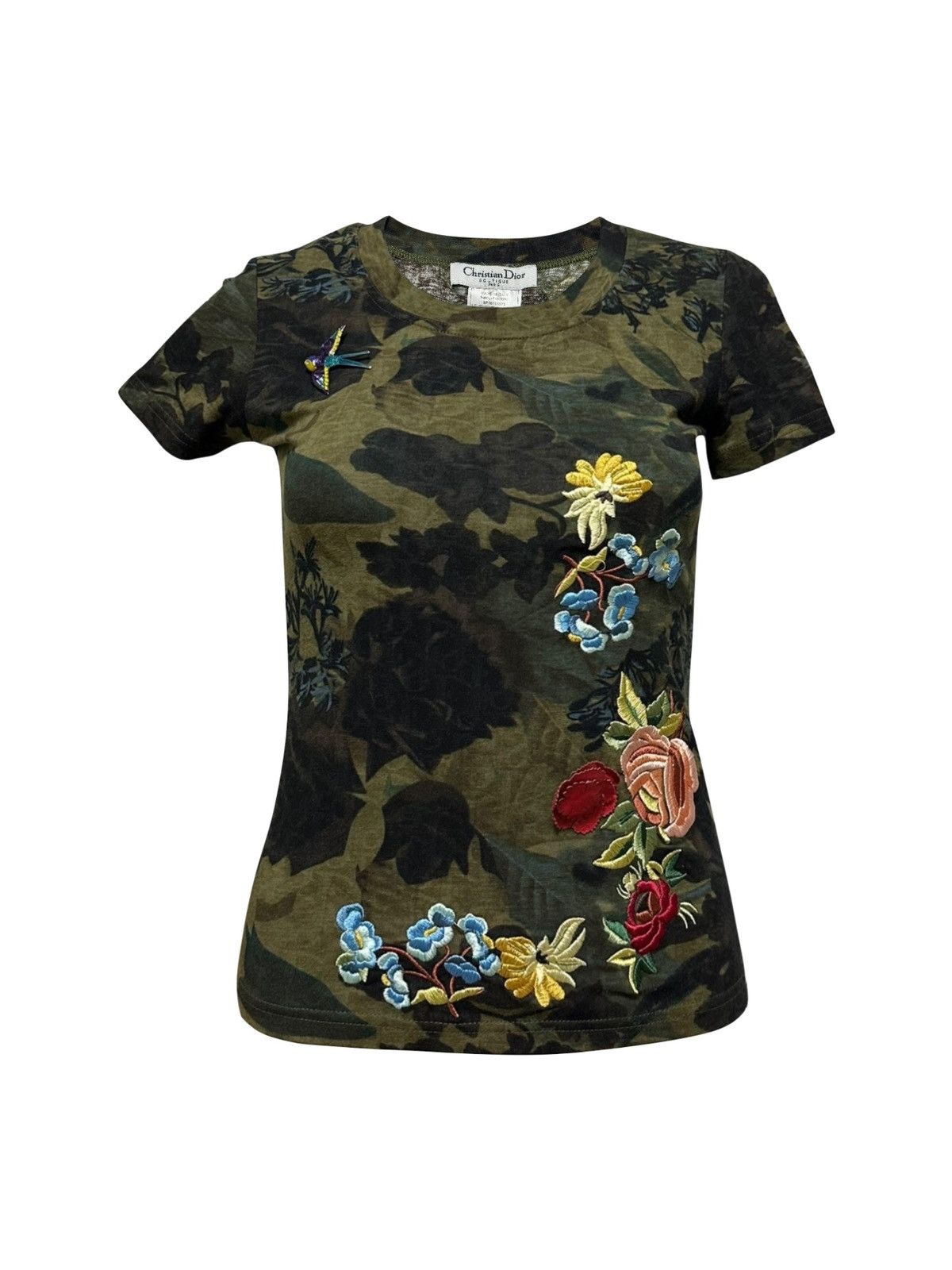Christian Dior 2004 CAMOUFLAGE T-SHIRT