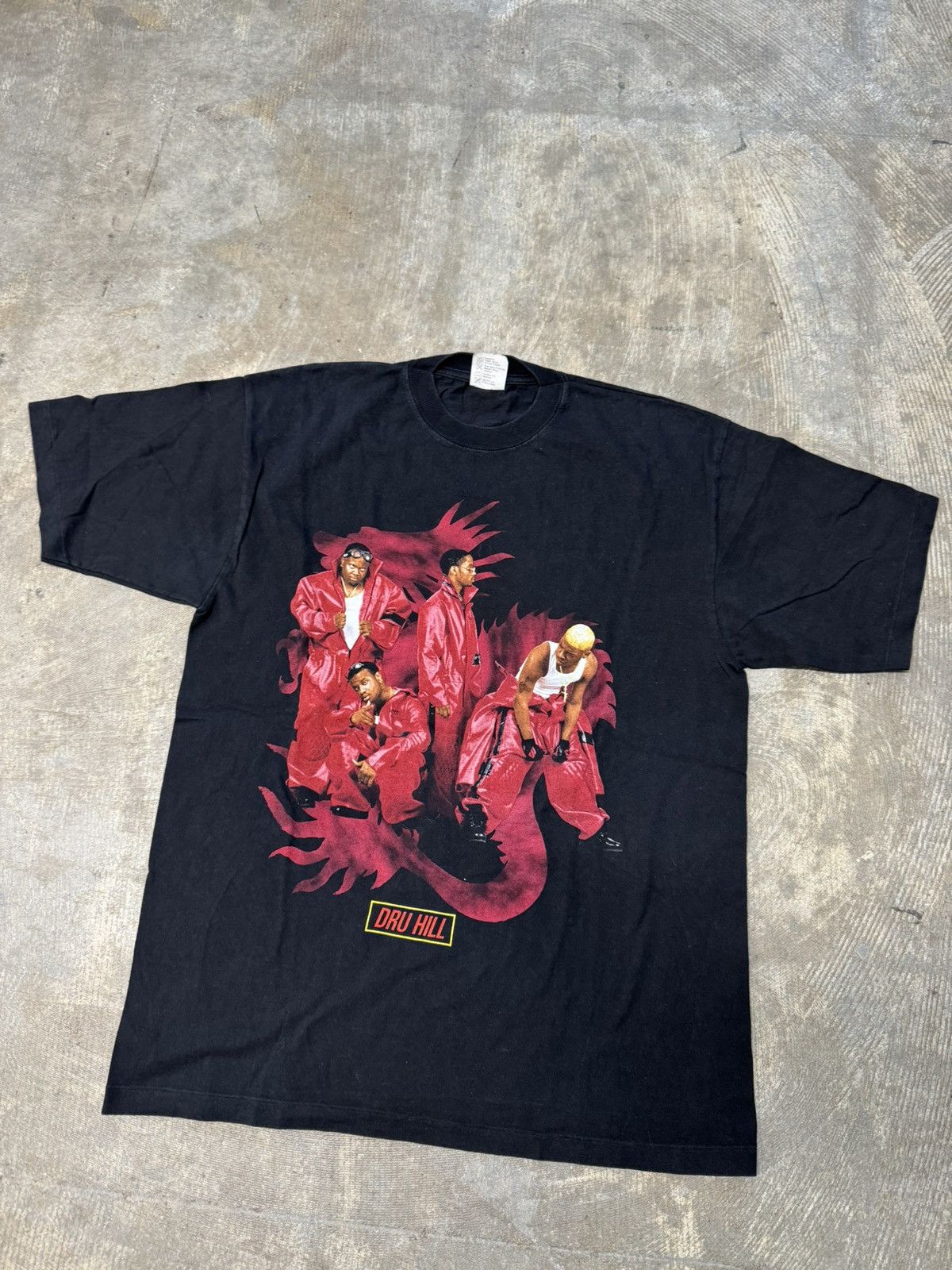 Rap Tees × Vintage Vintage 90s 1990s Dru Hill Enter The Dru Album Promo T-Shirt Size US XL / EU 56 / 4 - 1 Thumbnail