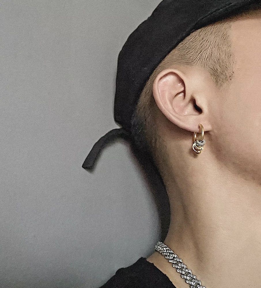 Designer × Vintage Retro punk earrings Size ONE SIZE - 3 Thumbnail