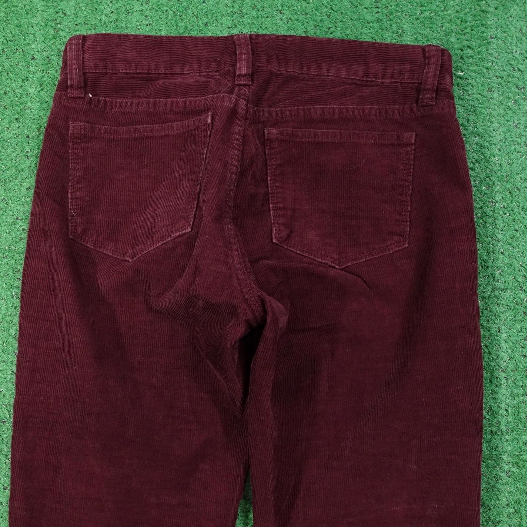 J.Crew J.Crew Burgundy Corduroy Pants Womens 25 Skinny Jegging Stretch 5 Pocket Mid Rise Size 42" / US 20 - 5 Thumbnail