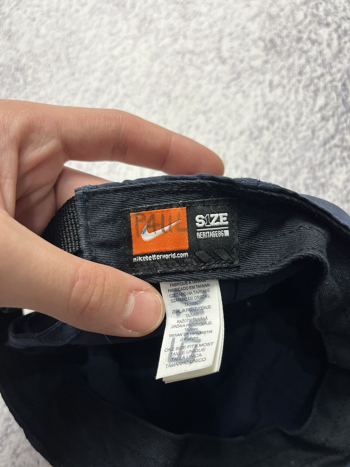 Nike Vintage Nike Cap Metal Swoosh Y2K Style Streetwear Size ONE SIZE - 9 Thumbnail