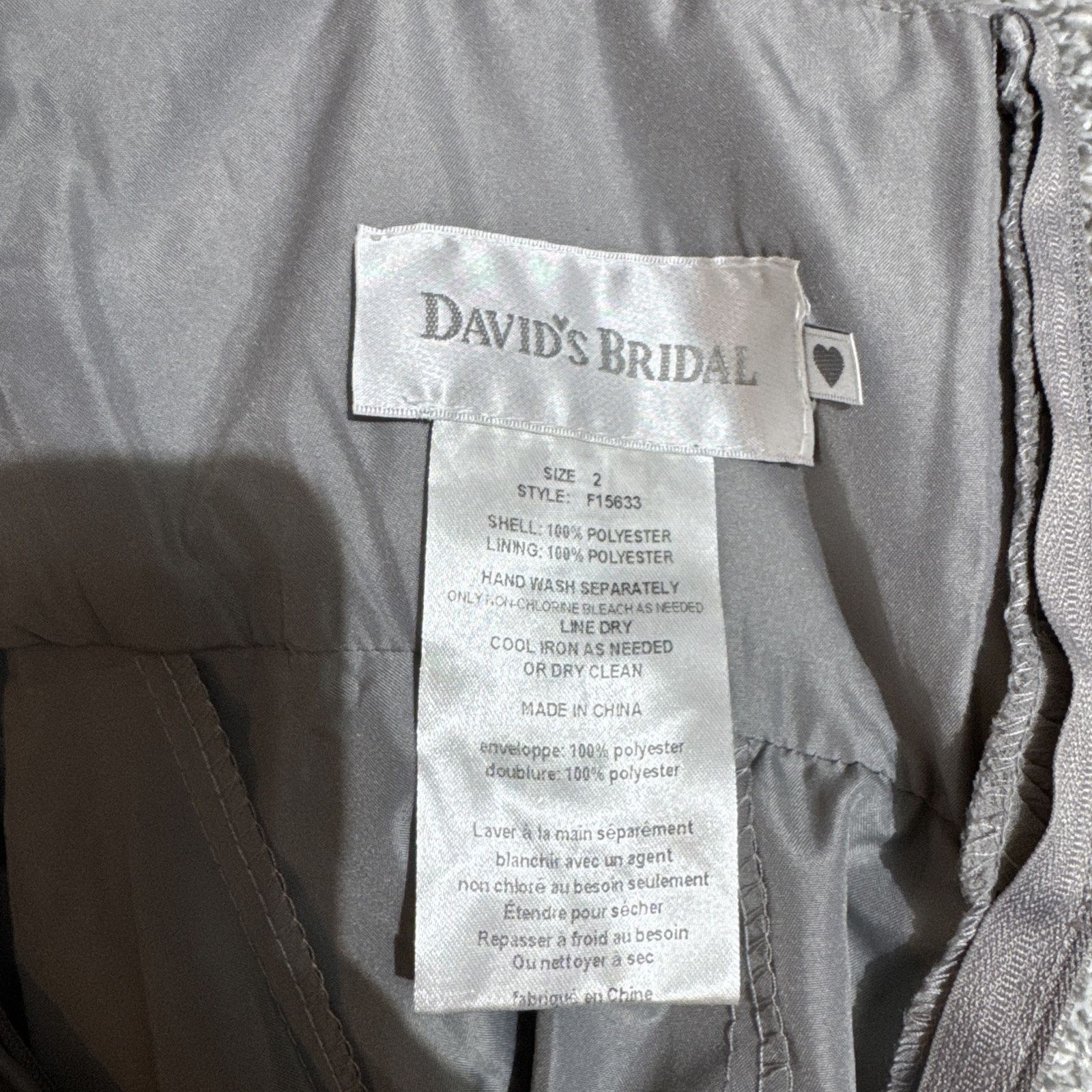 Other Davids Bridal Gown 2 Ethereal Fairy Tulle Wedding Prom Size XS / US 0-2 / IT 36-38 - 7 Thumbnail