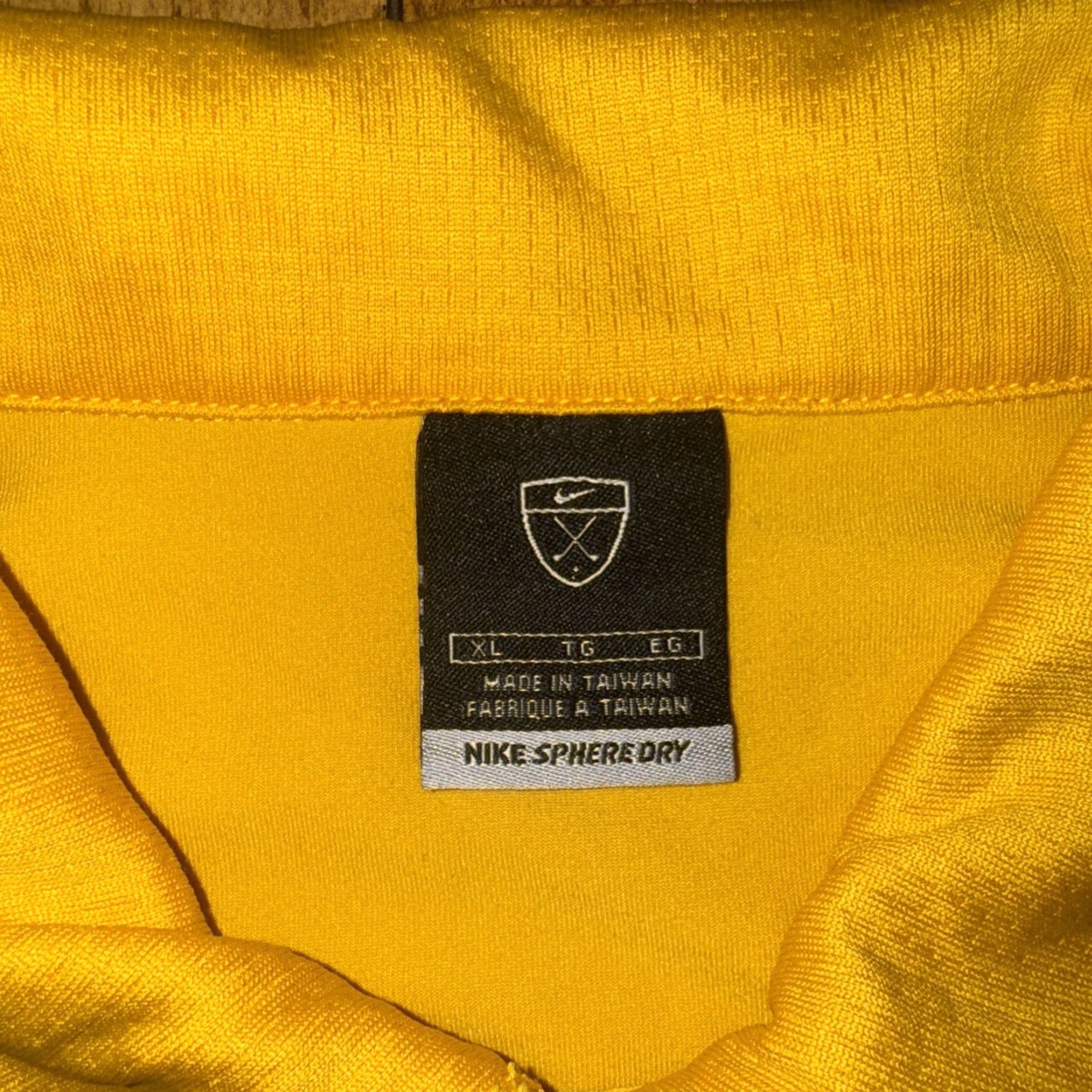 Nike **Nike Yellow XL Golf Polo Dri-Fit** User: Nike Yellow XL Golf Polo Dri-Fit Size US XL / EU 56 / 4 - 4 Thumbnail