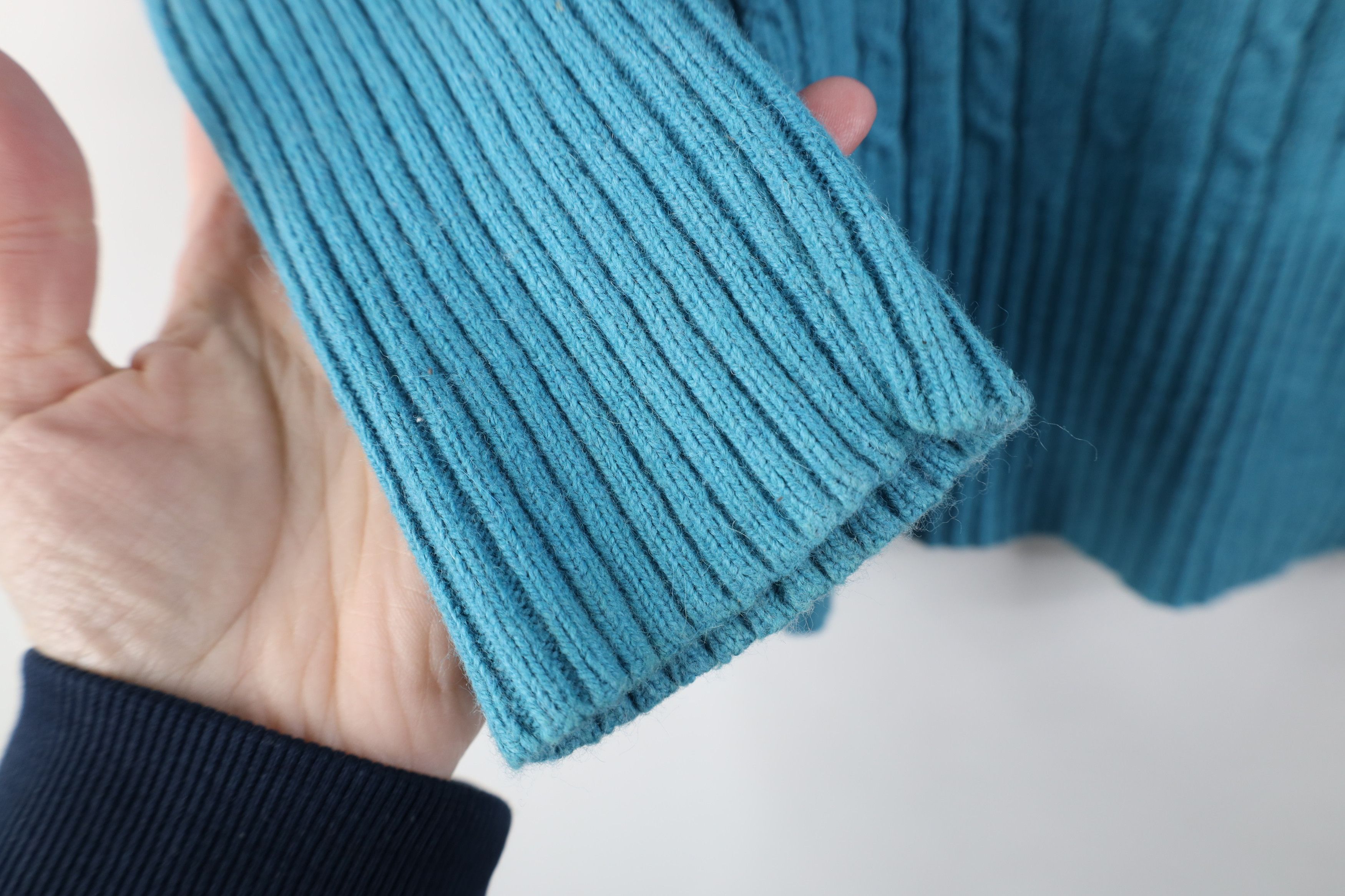 American Eagle Outfitters Vintage 90s Y2K American Eagle Angora Wool Cable Sweater Size M / US 6-8 / IT 42-44 - 7 Thumbnail