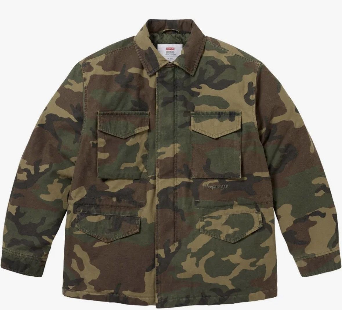 Supreme Supreme AOI Cross M52 Jacket Woodland Camo Size US M / EU 48-50 / 2 - 1 Thumbnail