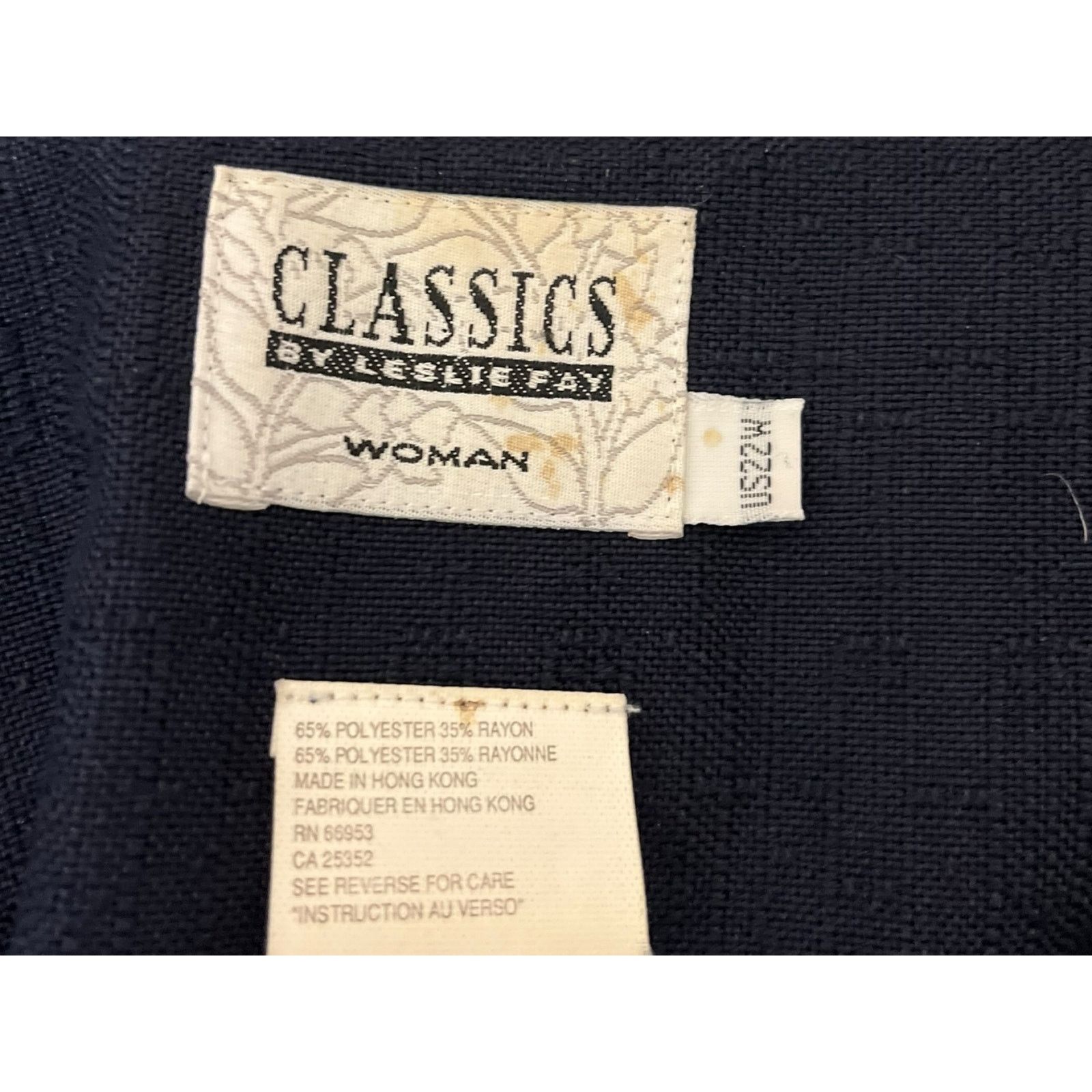 Vintage Vintage 80s Classics by Leslie Fay Woman button front dress Size 3XL / US 20-22 - 5 Thumbnail