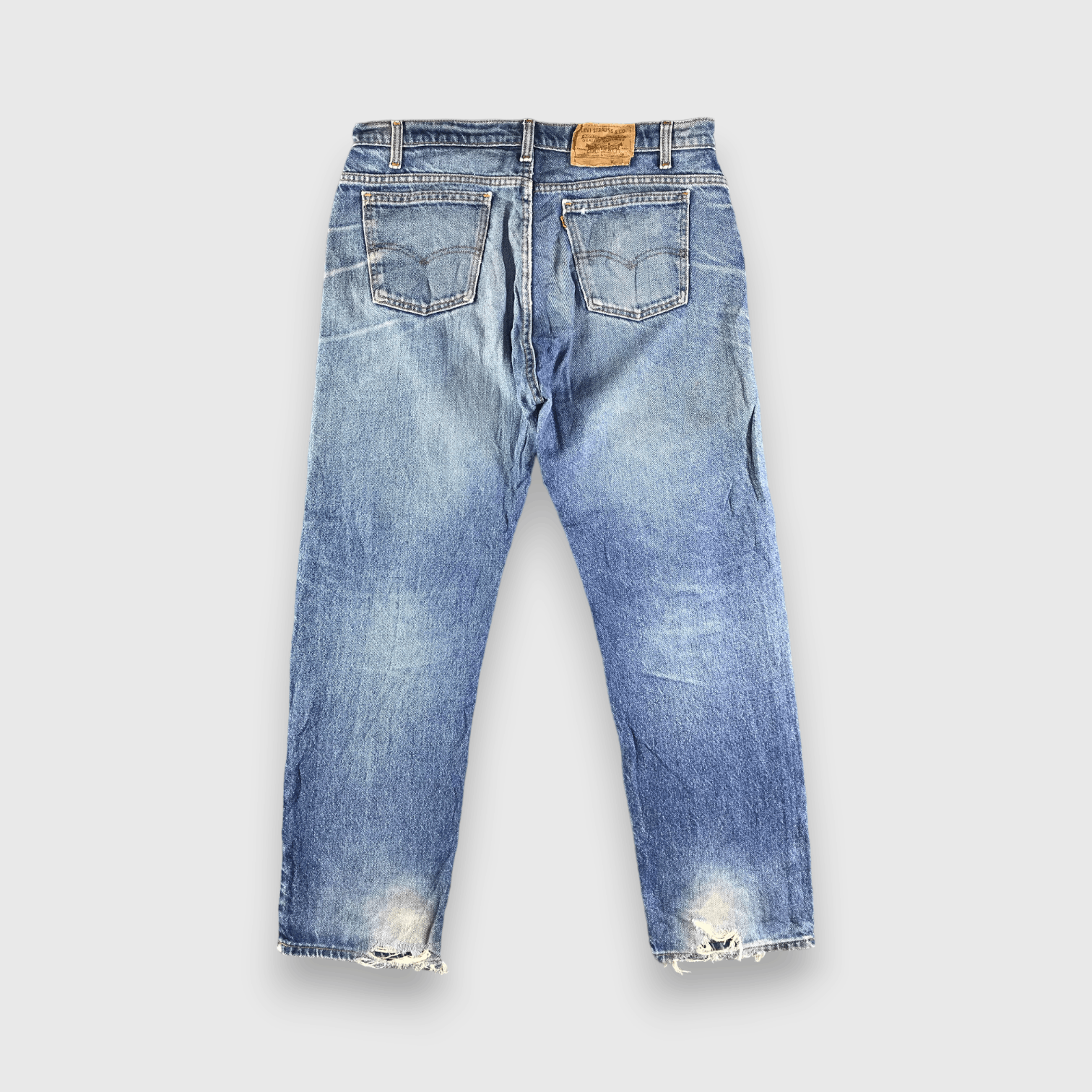 Levi's Vintage Blue Wash Levis 505 Jeans-J4225 Size US 37 - 2 Thumbnail