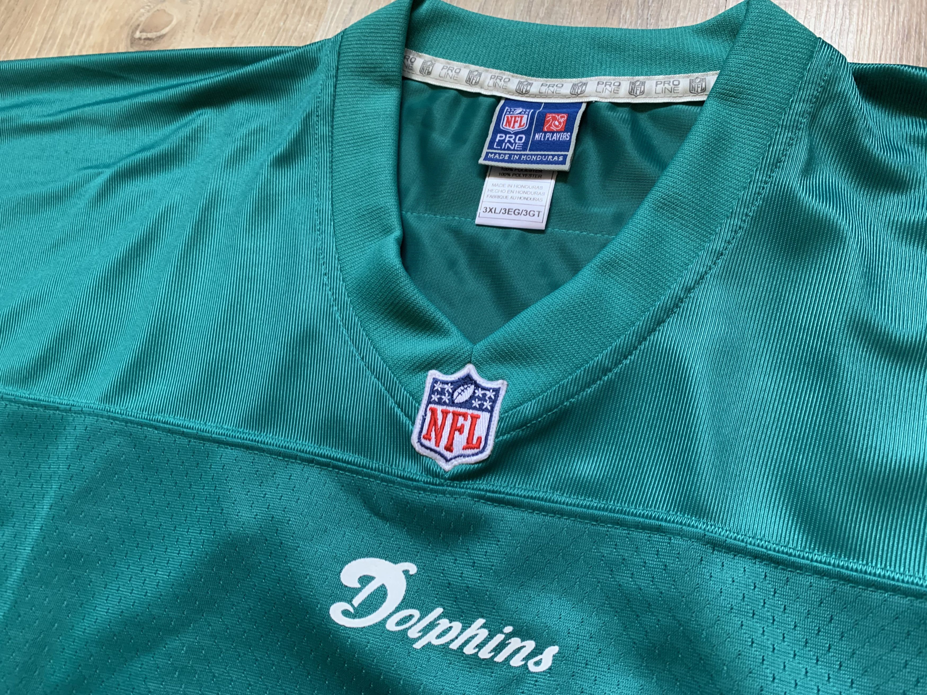 NFL × Pro Line × Vintage Pro Line NFL Miami Dolphins Jersey Size US XXL / EU 58 / 5 - 7 Thumbnail