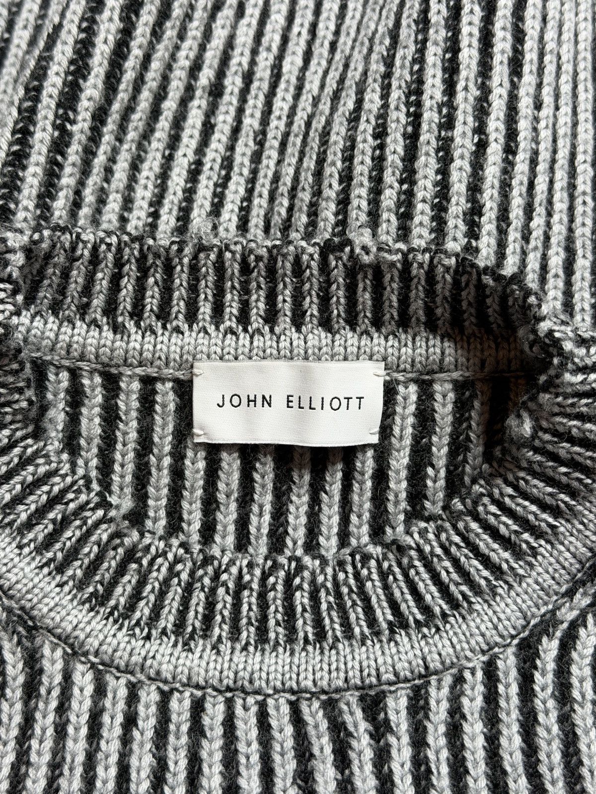John Elliott John Elliott Structure Wool Knit Crew Sweater SS21 Ash Size US S / EU 44-46 / 1 - 3 Thumbnail