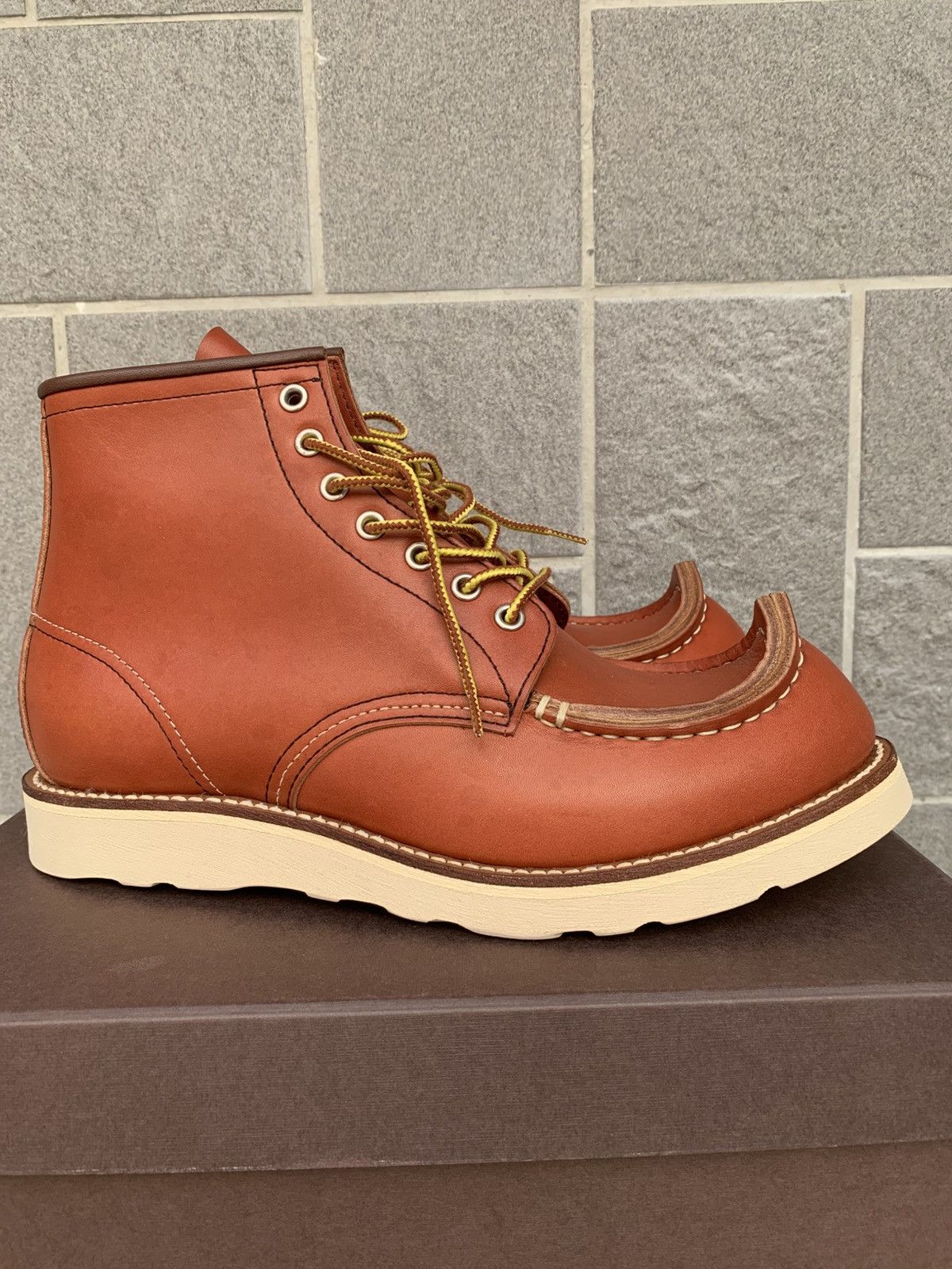 Kapital Leather TIBETAN Work Boots Red Brown Size US 11 / EU 44 - 4 Thumbnail