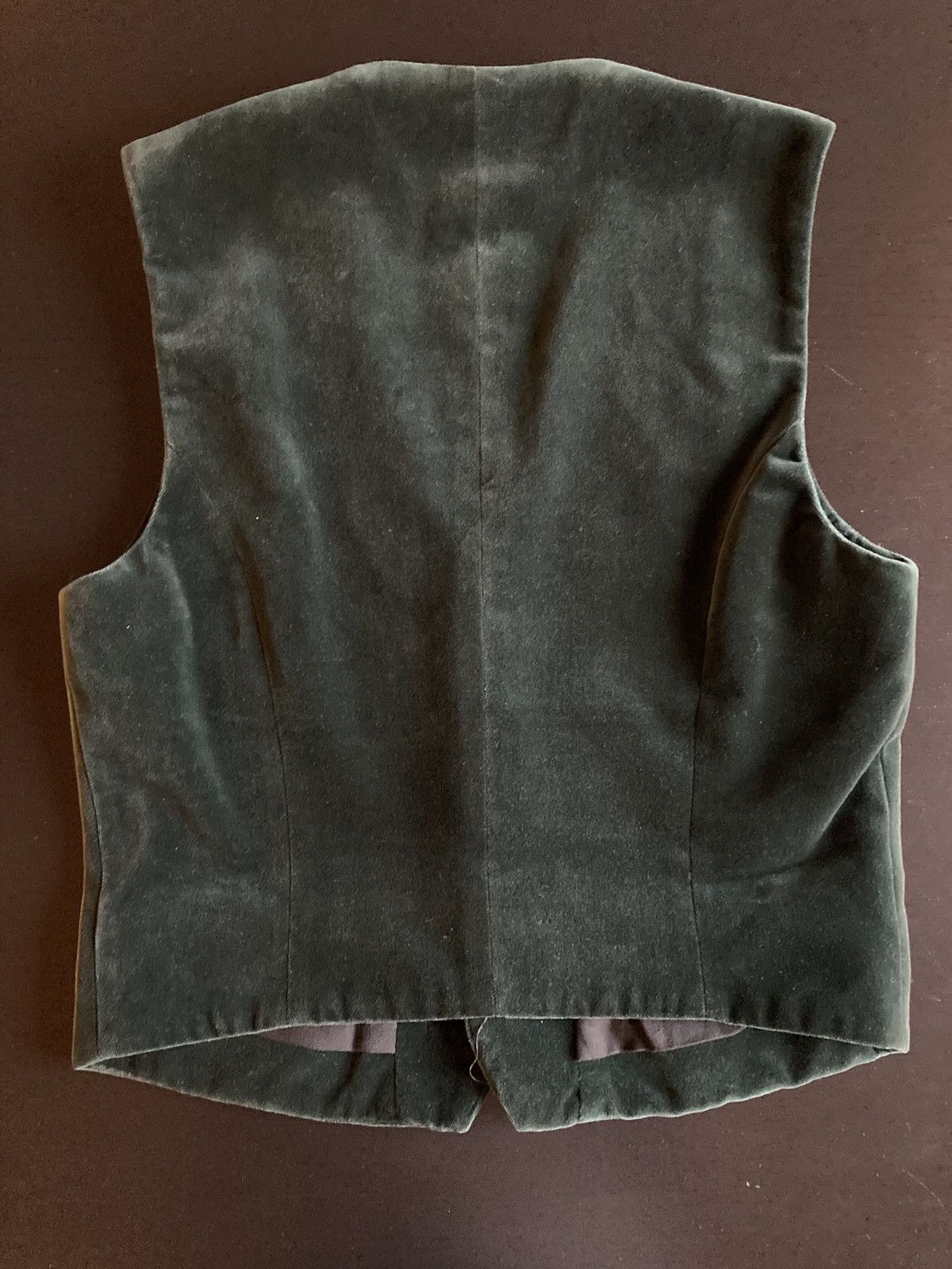 Haider Ackermann FW18 Green Velvet Vest 48 Size 38R - 2 Thumbnail