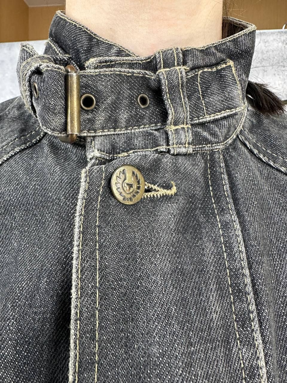 Belstaff Belstaff Black Prince Vintage 1970s Denim Jacket Motorcycle Size M / US 6-8 / IT 42-44 - 4 Thumbnail