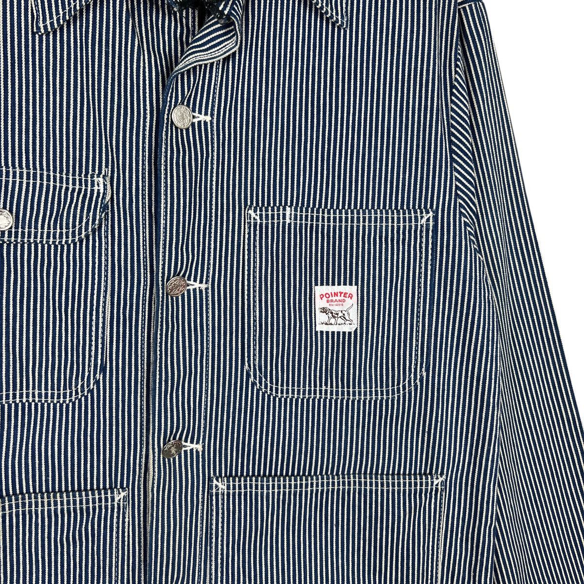 Pointer 🔥 Vintage Pointer Hikory Stripe Chore Jacket Made In Usa Size US S / EU 44-46 / 1 - 9 Thumbnail