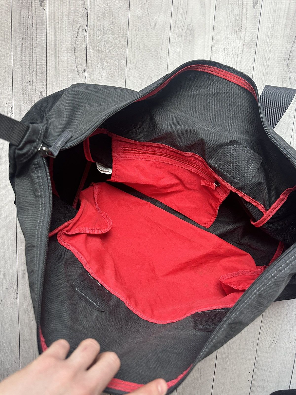 Nike × Vintage Vintage Nike Manchester United soccer bag rare logo Size ONE SIZE - 4 Thumbnail