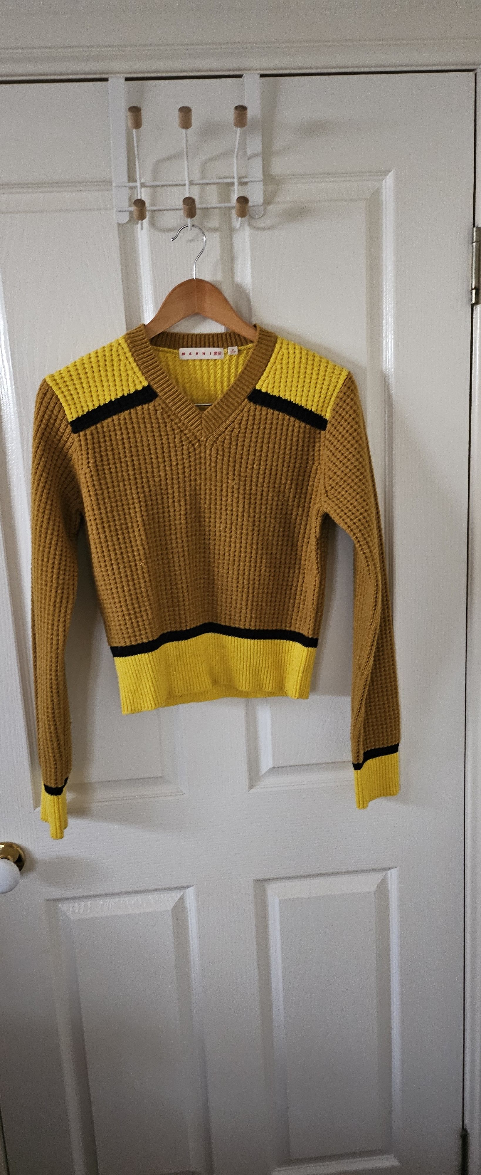 Marni × Uniqlo Uniqlo x Marni Yellow popcorn sweater Size L / US 10 / IT 46 - 1 Thumbnail
