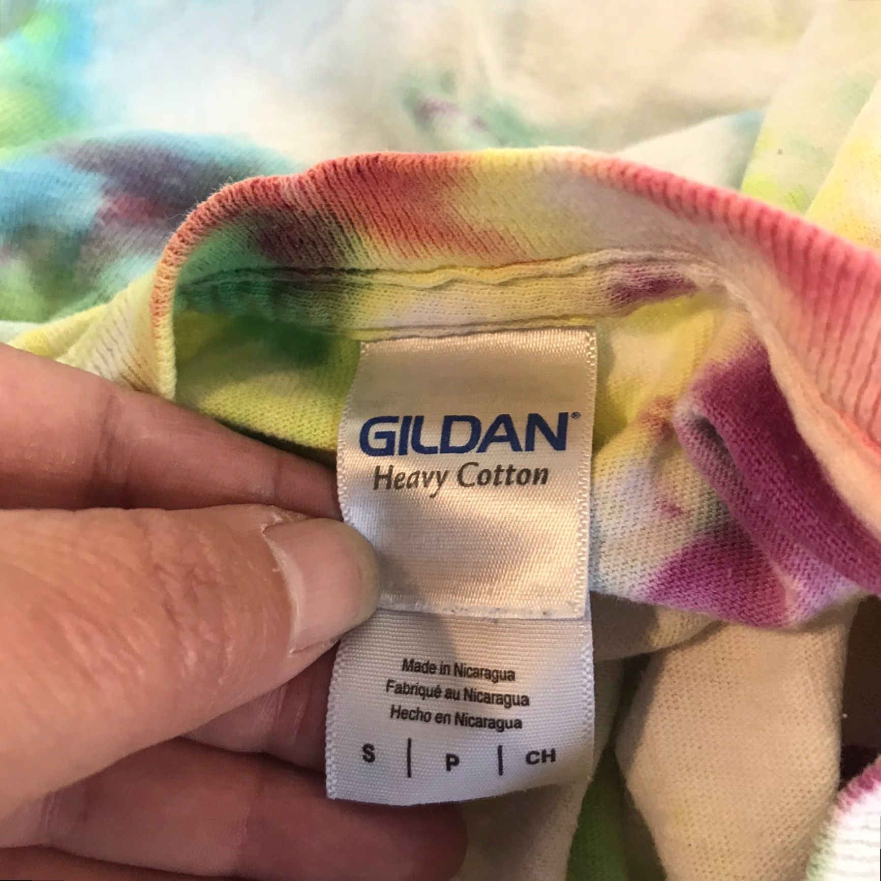 Gildan Gildan Tie-Dyed Heavy Cotton T-Shirt Womens Size S Multicolor Casual Size S / US 4 / IT 40 - 3 Thumbnail