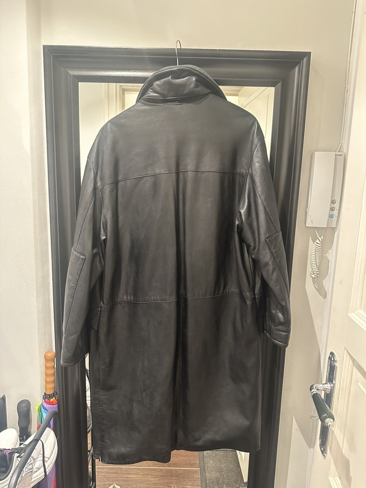 Corneliani Corneliani Leather Coat Size US M / EU 48-50 / 2 - 2 Thumbnail