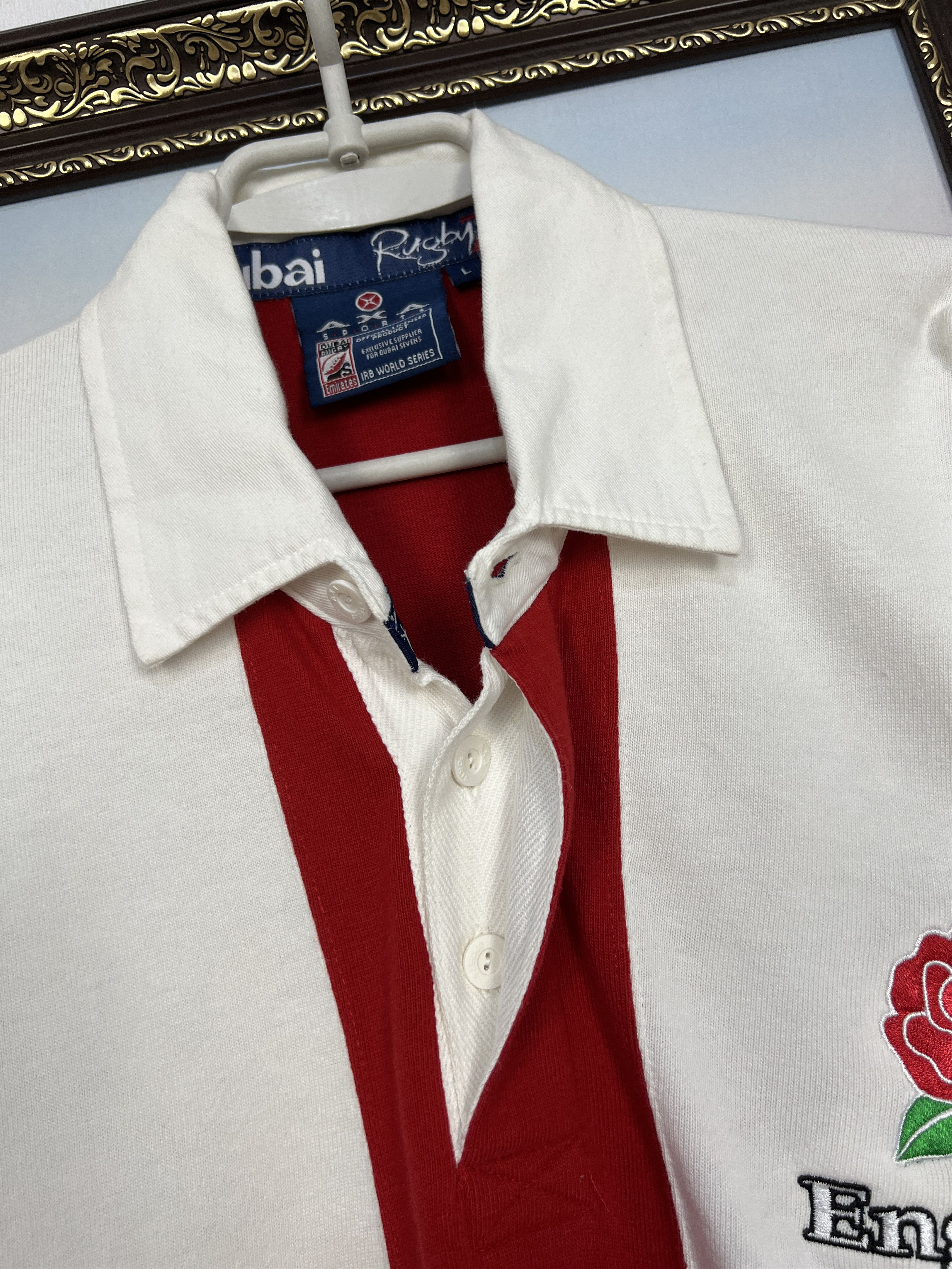 Vintage Vintage England Rugby Union Jersey National Team Shirt Size US L / EU 52-54 / 3 - 6 Thumbnail