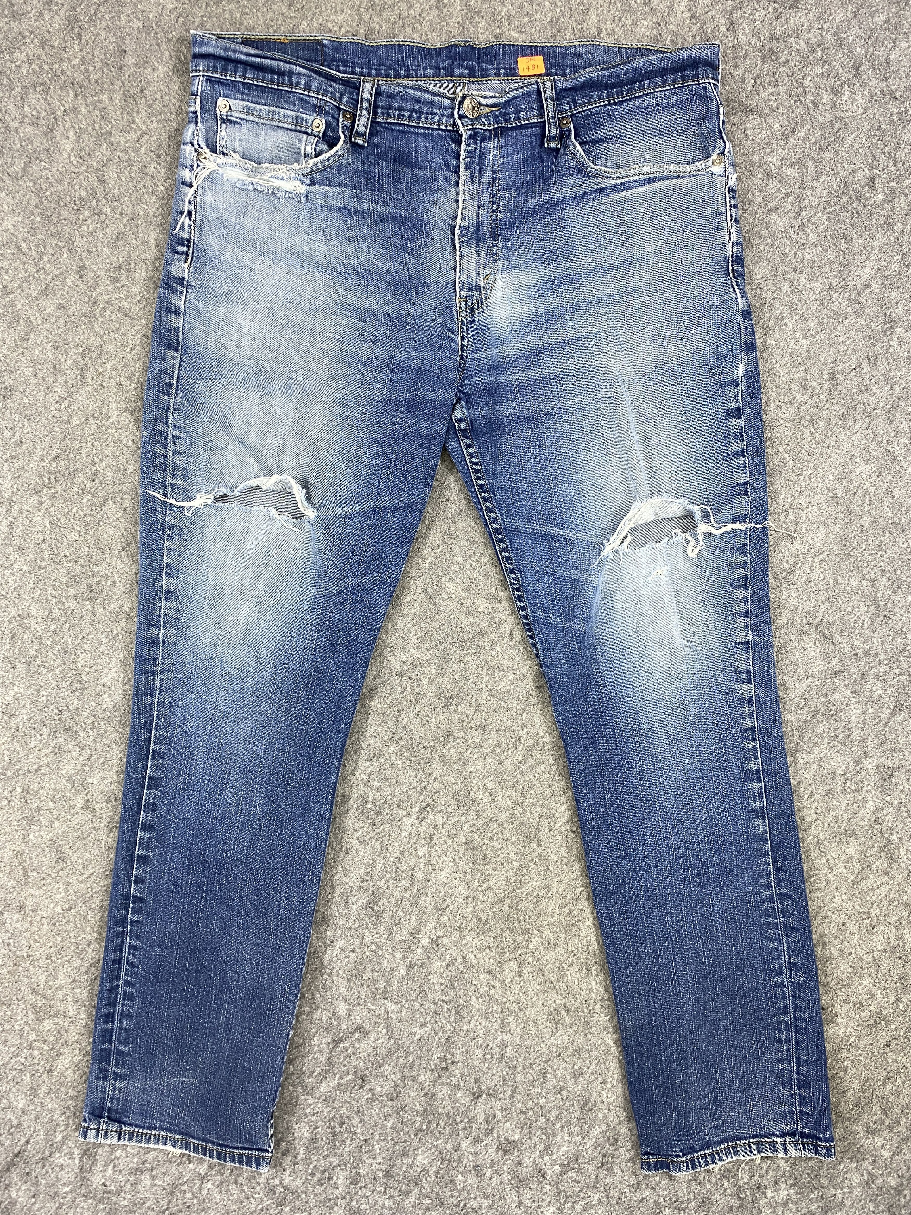 Levi's Vintage Clothing Distressed Blue Vintage Levi's 511 36x28.5 Denim -JN1481 Size US 36 / EU 52 - 1 Thumbnail