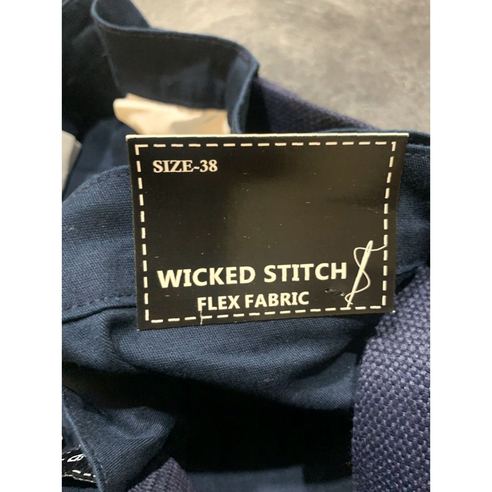 Vintage Mens Wicked Stitch Cargo Belted Shorts Size 38 Navy Blue Cotton Size US 38 / EU 54 - 3 Thumbnail