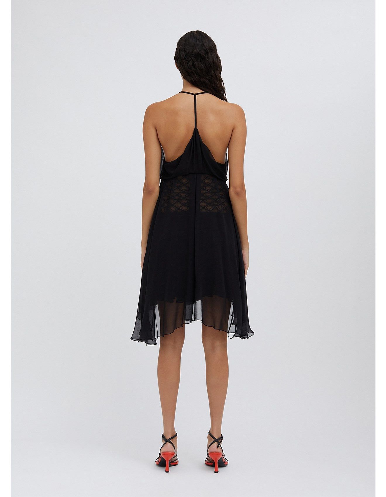 Christopher Esber Fluted Silk Chemise Mini Dress Size M / US 6-8 / IT 42-44 - 3 Thumbnail