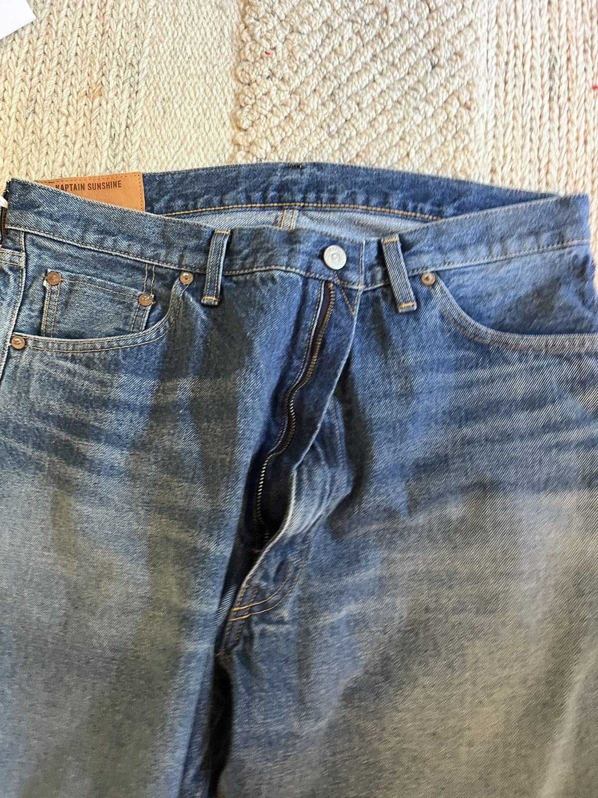 Kaptain Sunshine 5p zipper front denim pants Size US 34 / EU 50 - 3 Thumbnail